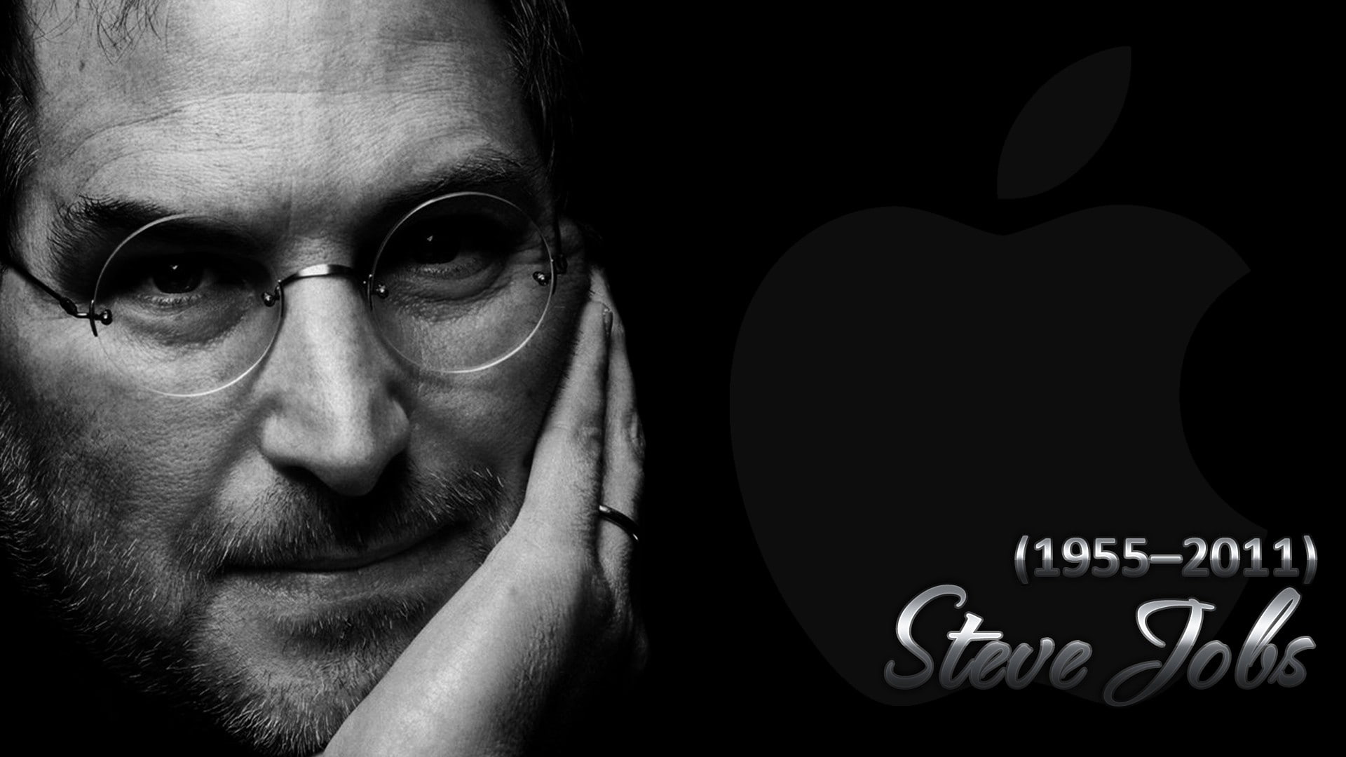 jobs, apple, steve, 1080P, computers, mac, black, world, HD Wallpaper