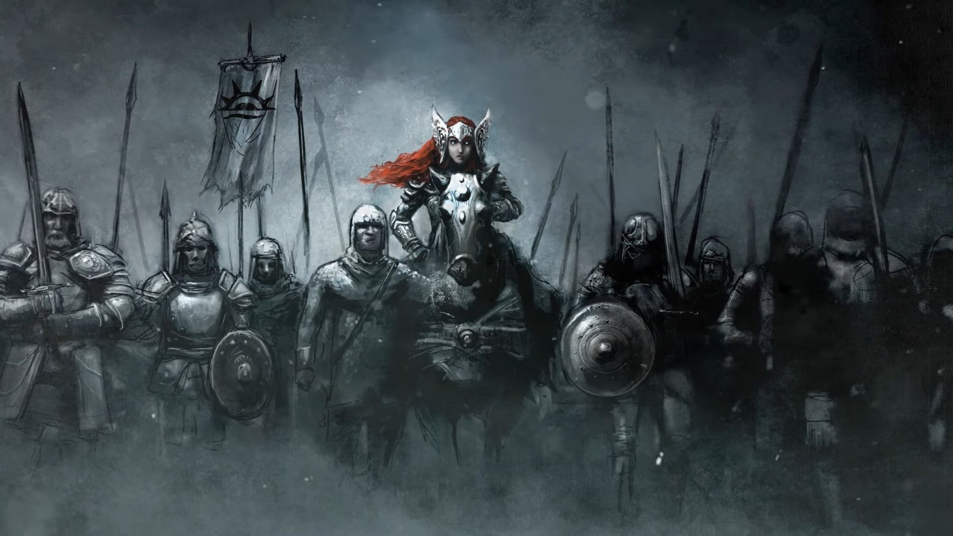 1080P, fog, government, conflict, people, indoors, redhead, occupation, military, video games, fighting, portrait, smoke - physical structure, reflection, HD Wallpaper