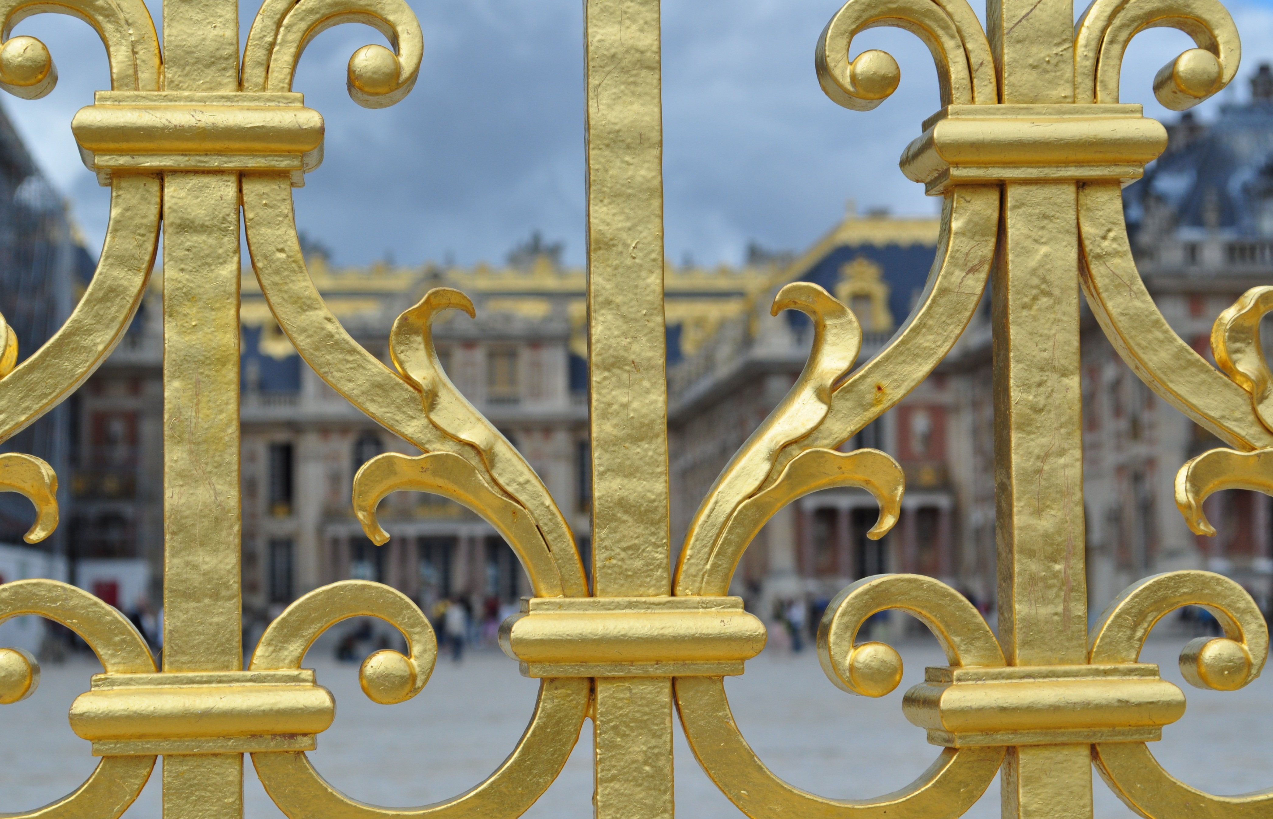 france, building, palace, chateau, versailles, french, 4K, fence, HD Wallpaper