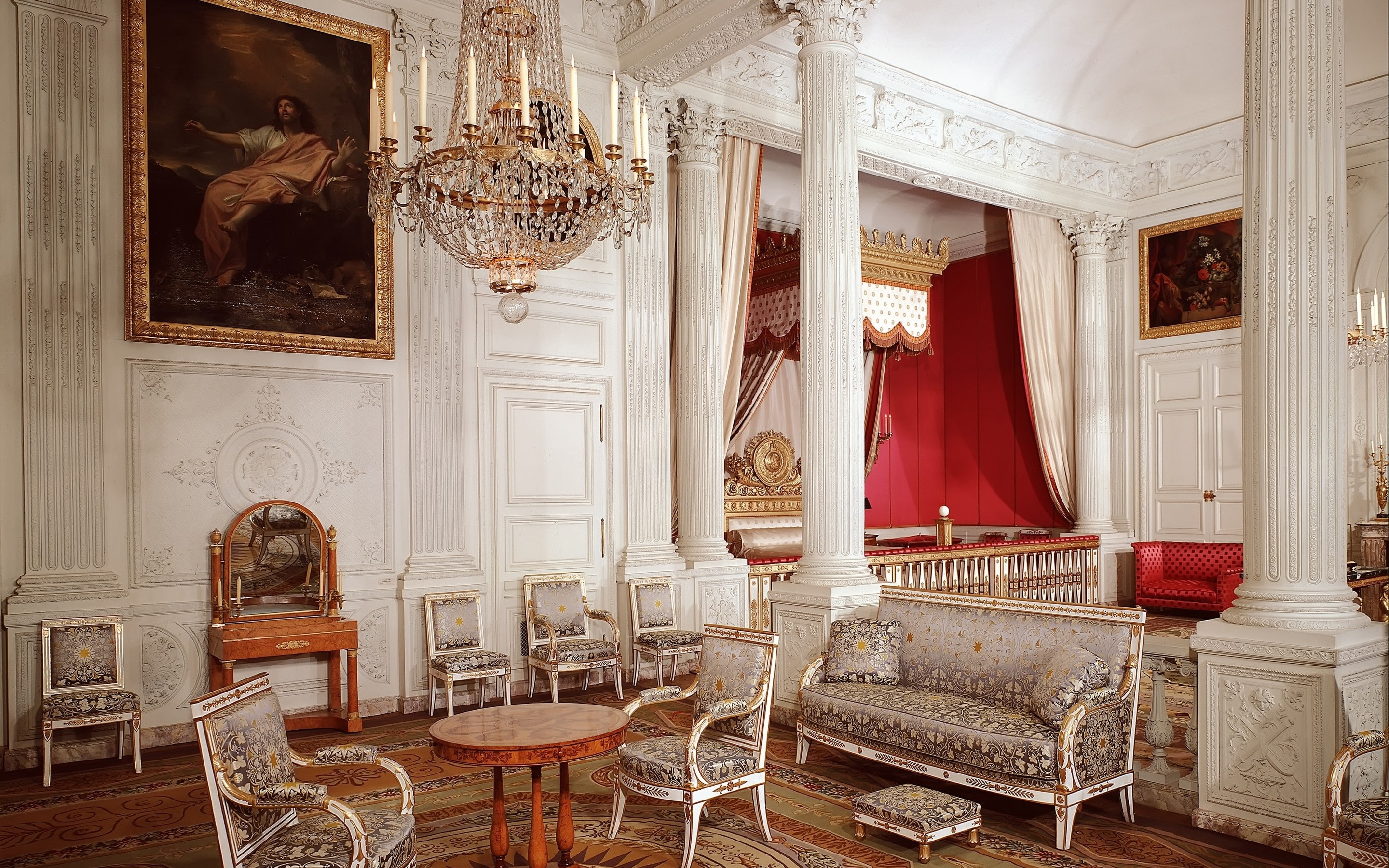 palace, interior, versailles, 2K, HD Wallpaper