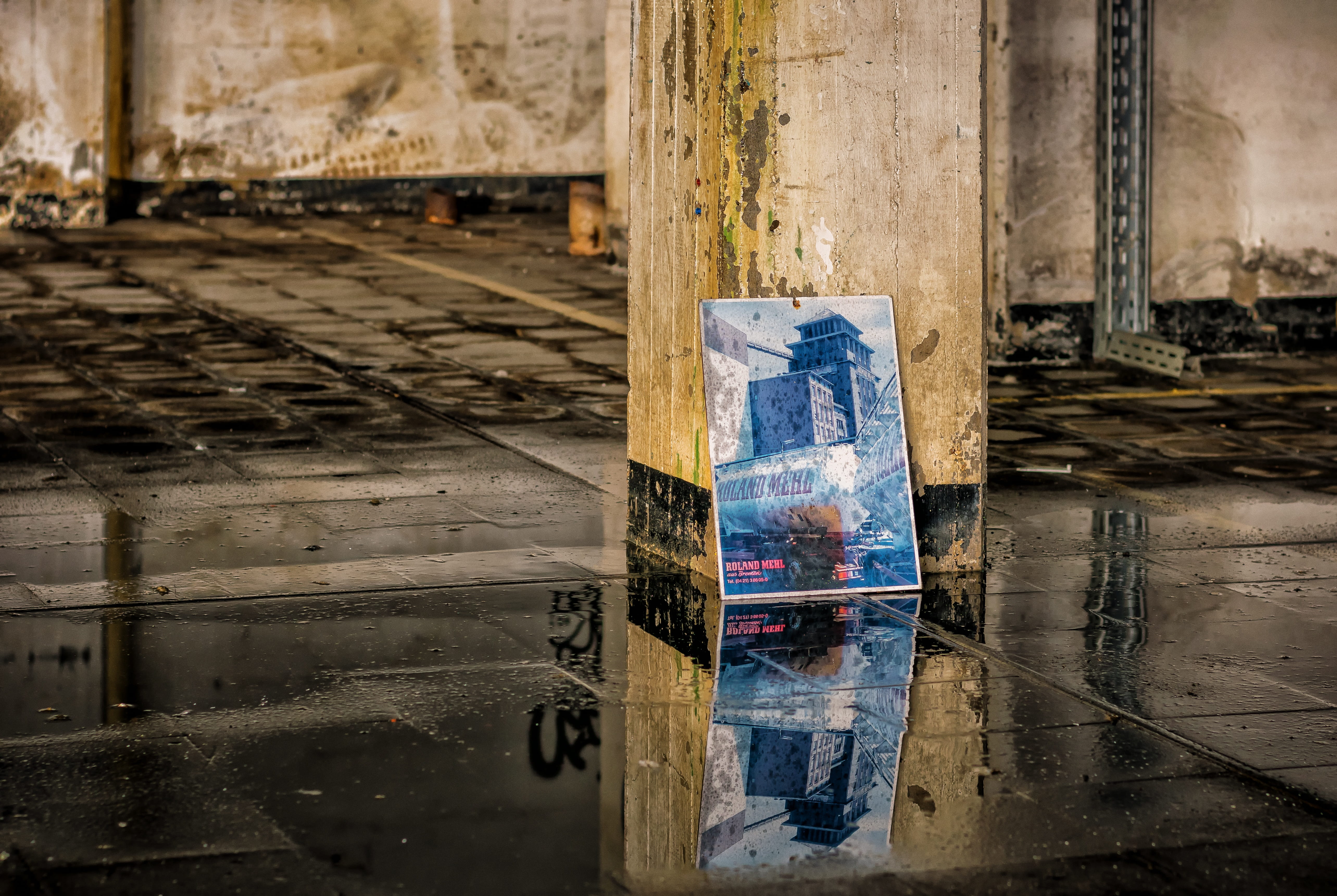 rainy season, rain, dirt, old, abandoned, factory, lost places, wood - material, day, art and craft, outdoors, lapsed, gloomy, water, hall, deterioration, HD Wallpaper