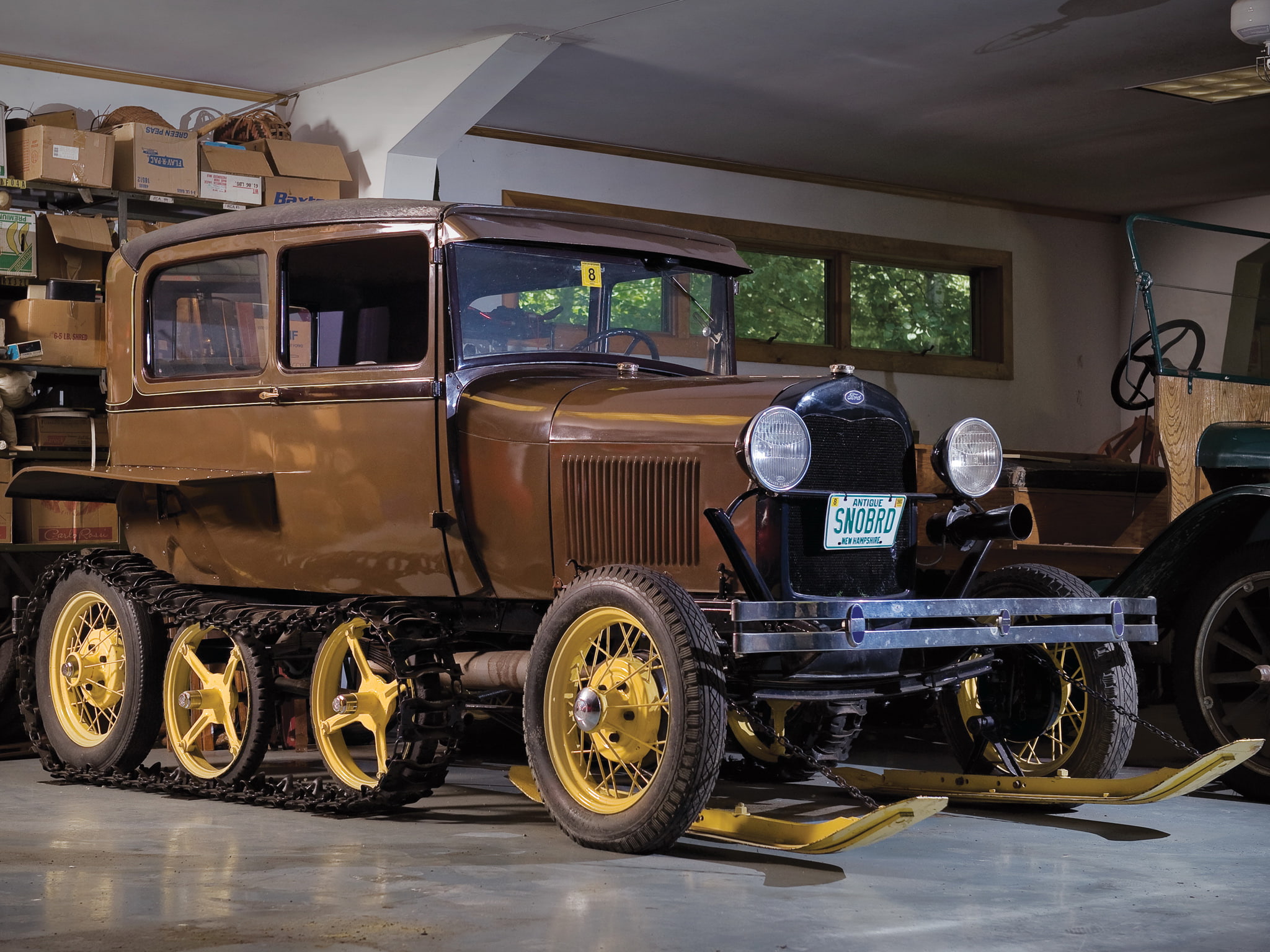 55d, arps, bird, model a, tudor, 1080P, ford, 1929, snow, HD Wallpaper