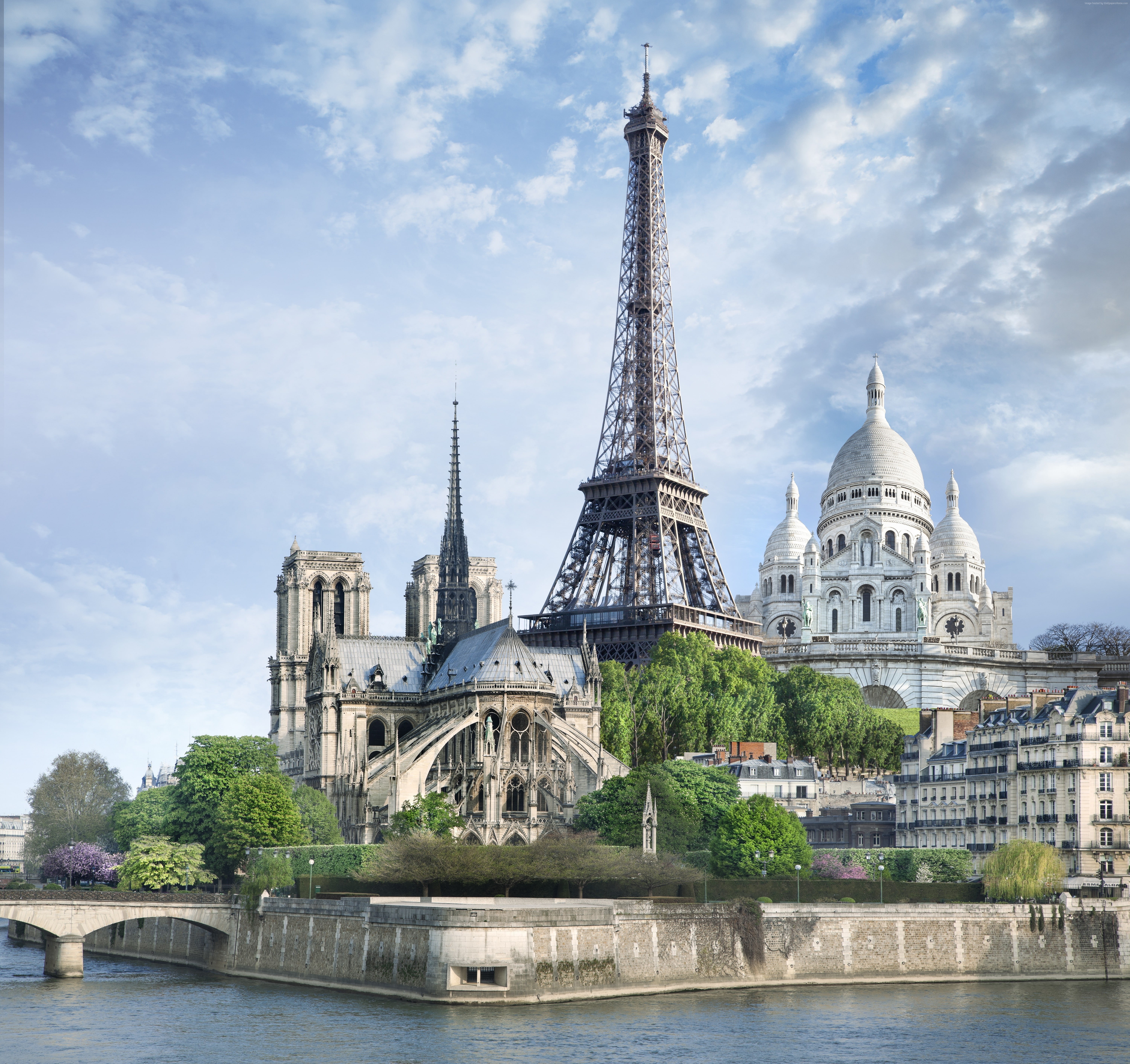 travel, 5K, tourism, France, monuments, Paris, HD Wallpaper