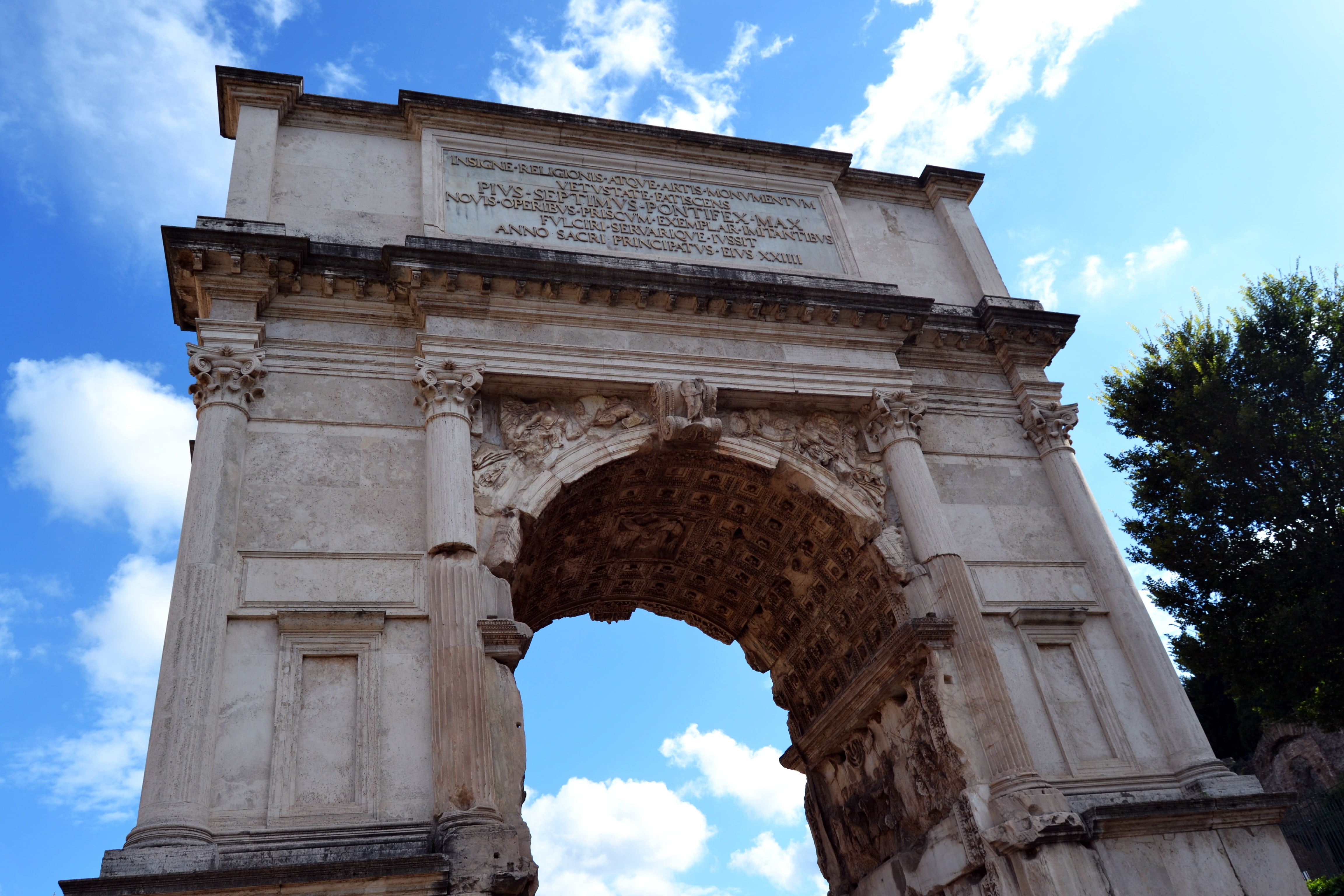 italy, location, city gate, triumphal arch, built structure, tourism, monument, travel, ruined, day, arch, 4K, old, archaeology, ancient civilization, HD Wallpaper