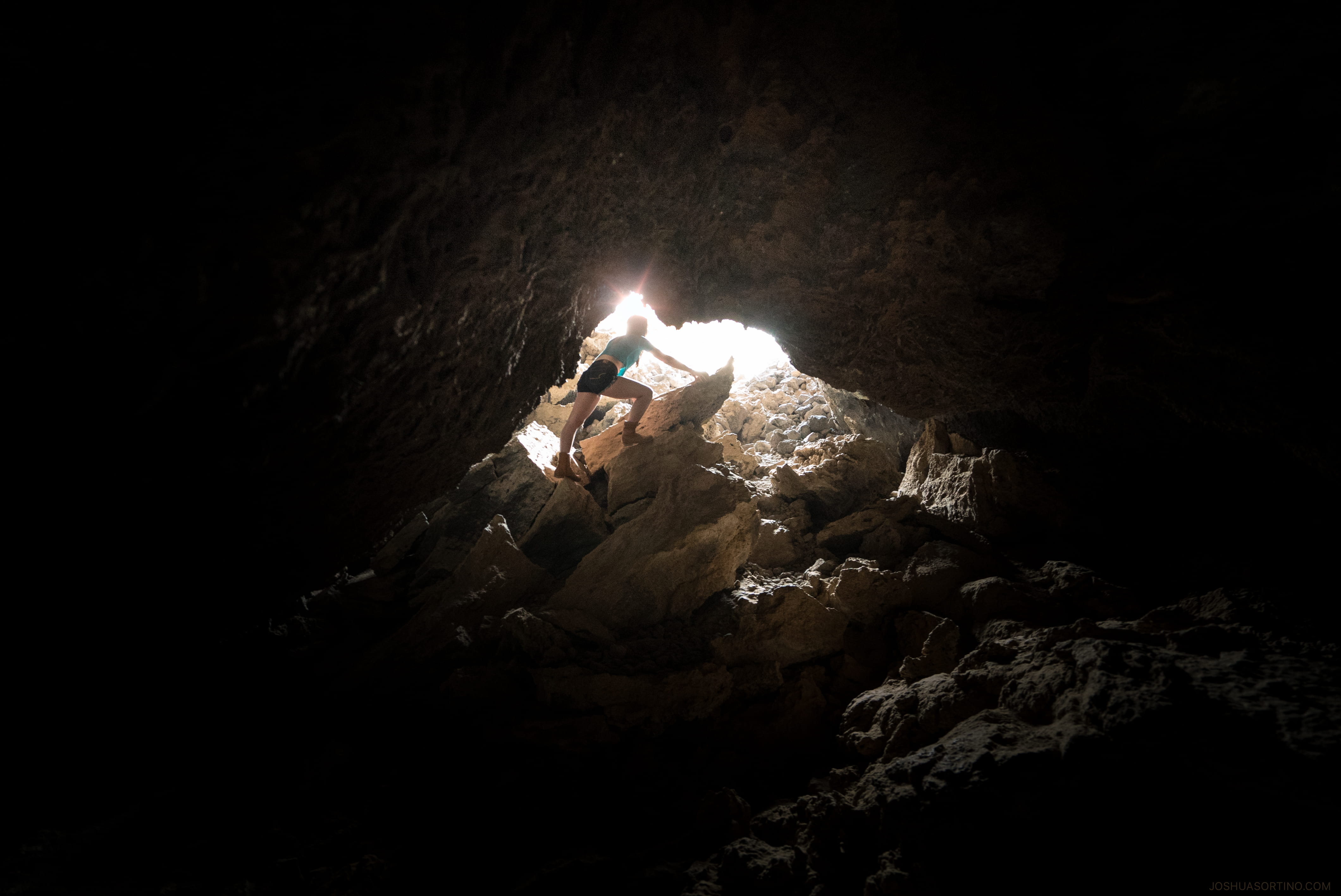 hd, bonfire, rock formation, dark, mojave, cave, mojave desert, exploration, light, lighting equipment, kelso, climbing, full length, near, one person, HD Wallpaper