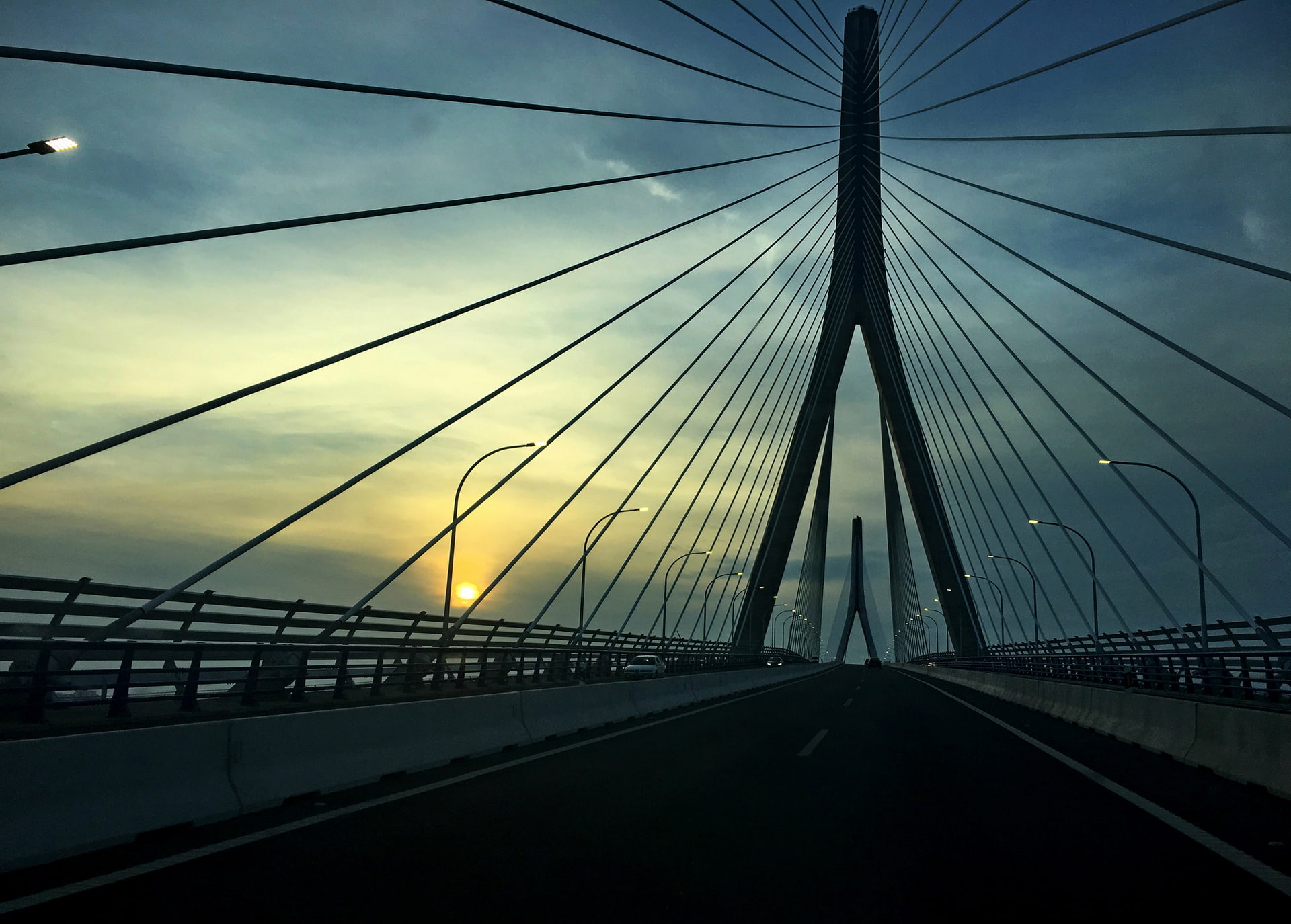 1080P, Greece, Rio-Antirio Bridge, bridge, HD Wallpaper