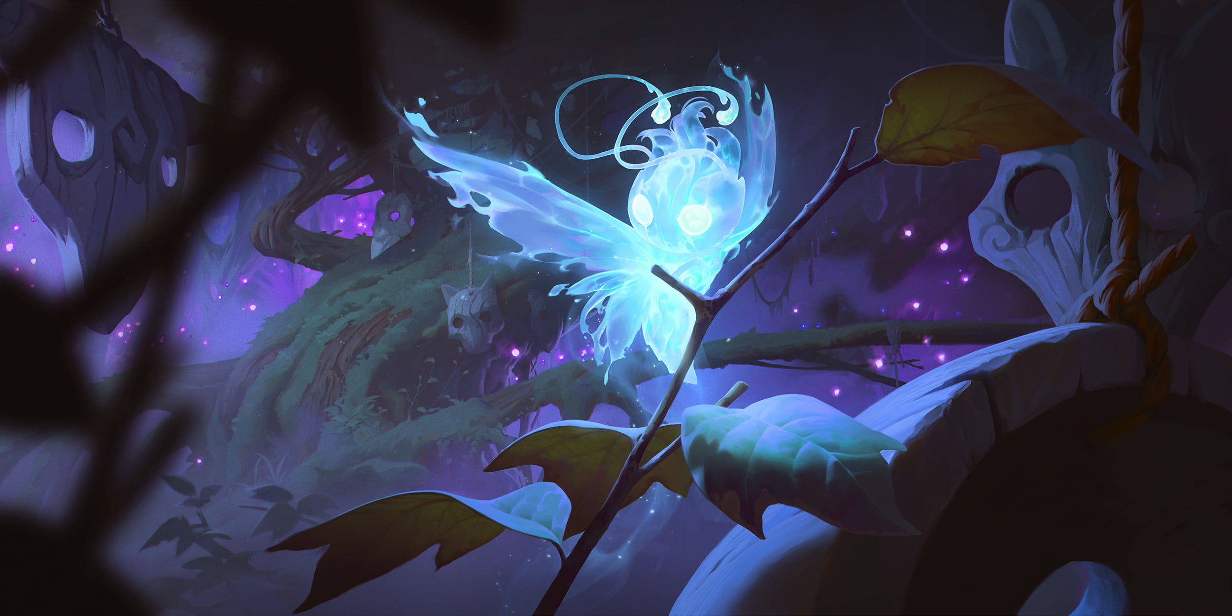 Legends of Runeterra, artwork, Prey, butterfly, digital art, Dao Trong Le, 1080P, game characters, HD Wallpaper