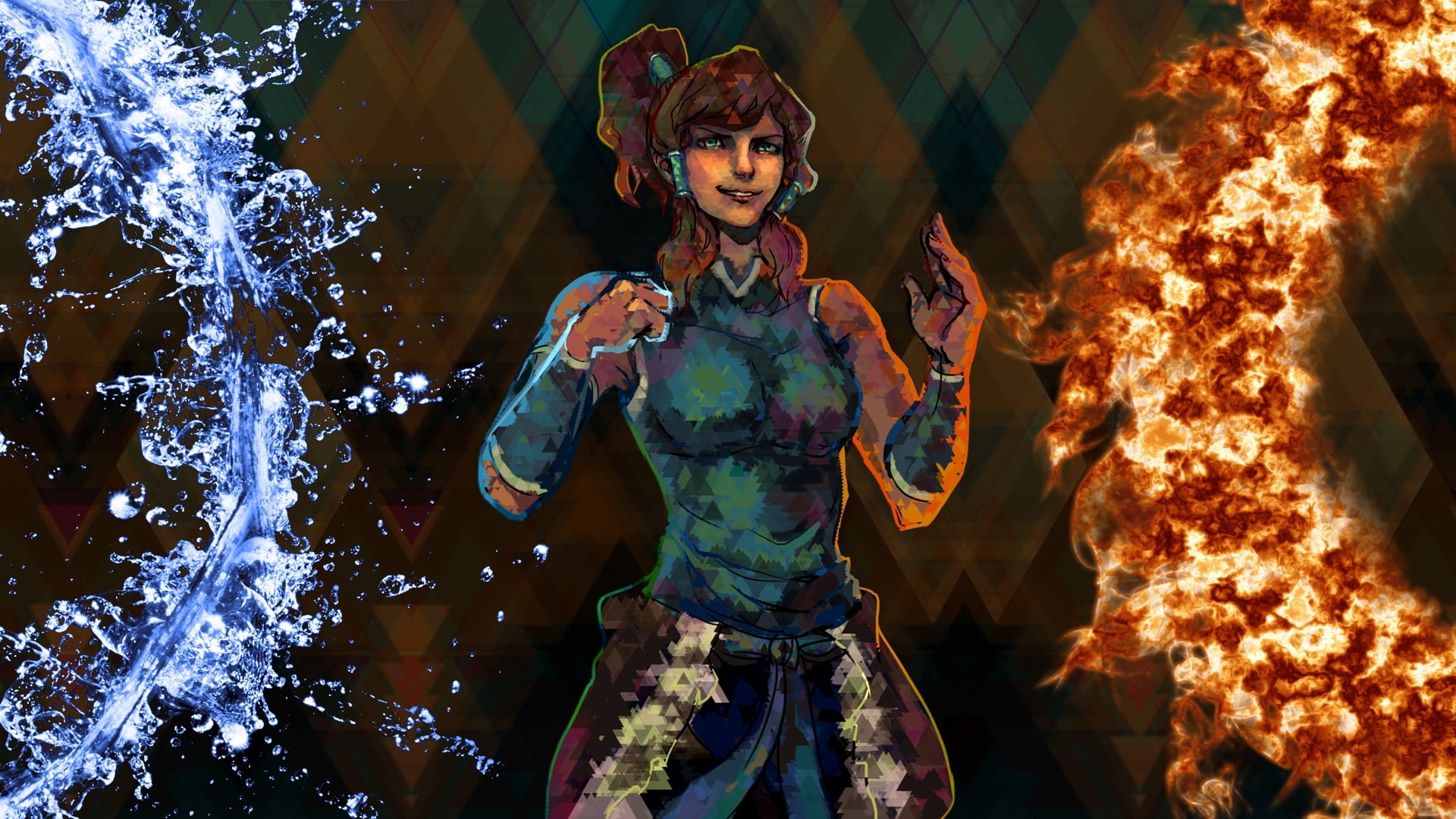 stage Costume, The Legend of Korra, 1080P, carnival, dress, one Person, fantasy, character, costume, celebration, glowing, party - Social Event, nature, HD Wallpaper
