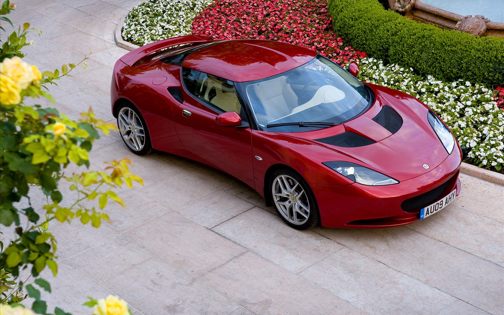red, 2010, 1080P, evora, lotus, coupe, HD Wallpaper