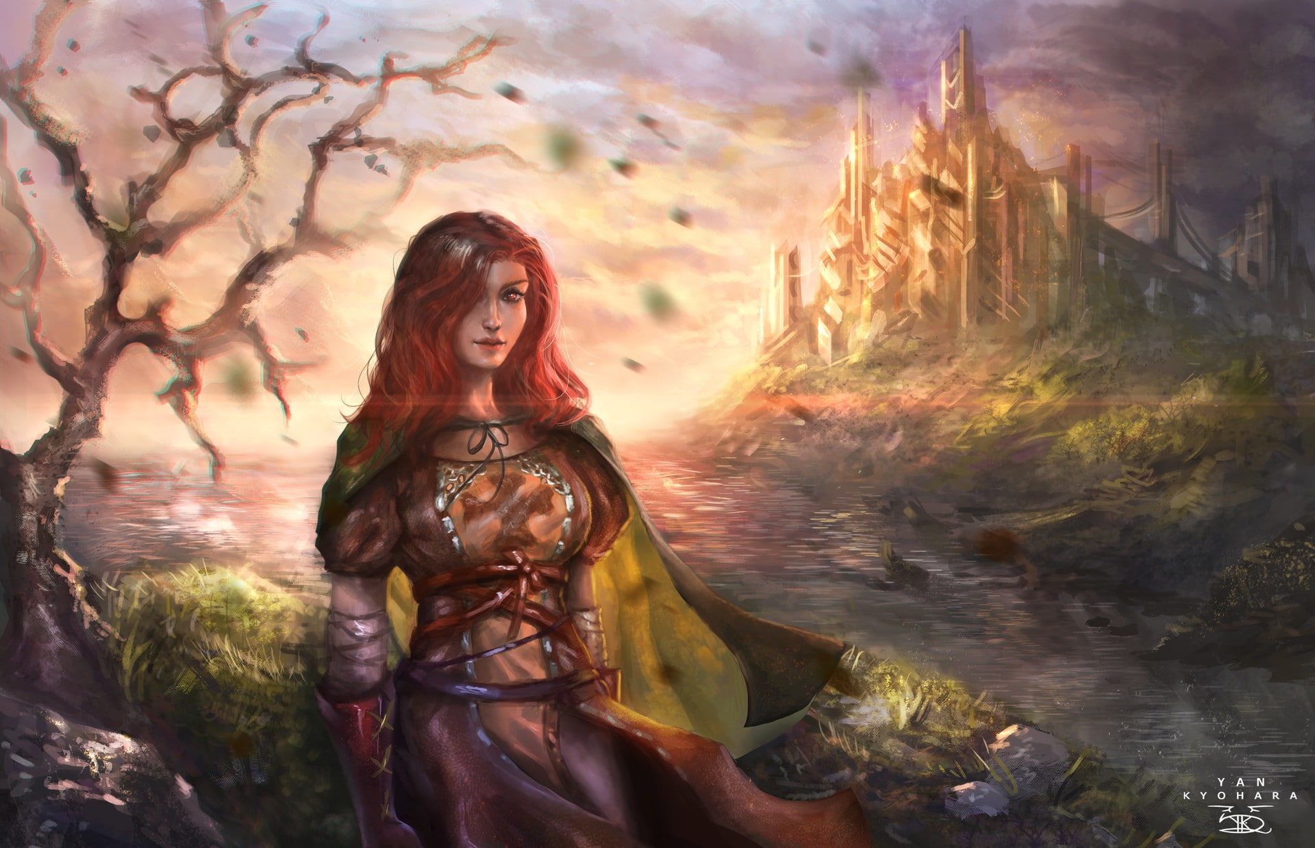 fantasy art, 1080P, Yan Kyohara, HD Wallpaper