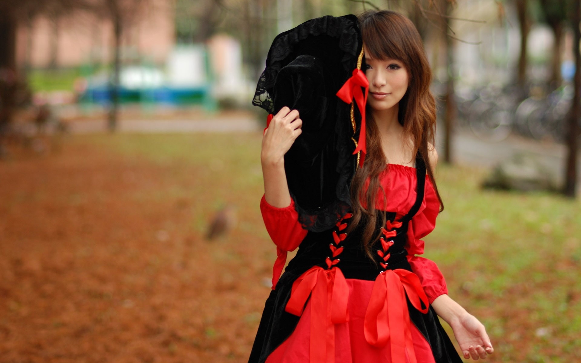 Models, Yan Fu, 1080P, HD Wallpaper