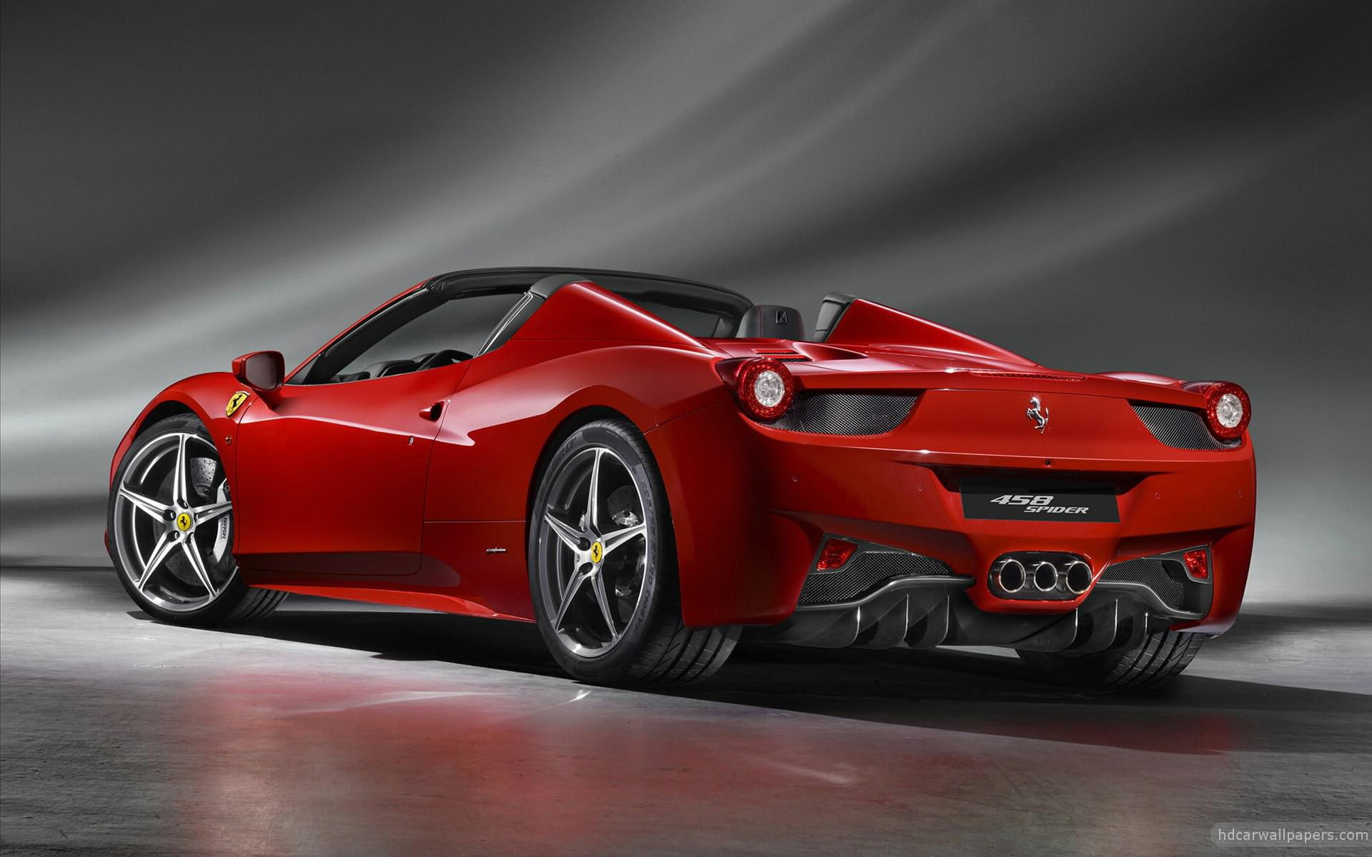 ferrari, 2012, 1080P, red, cars, spider, italia, HD Wallpaper