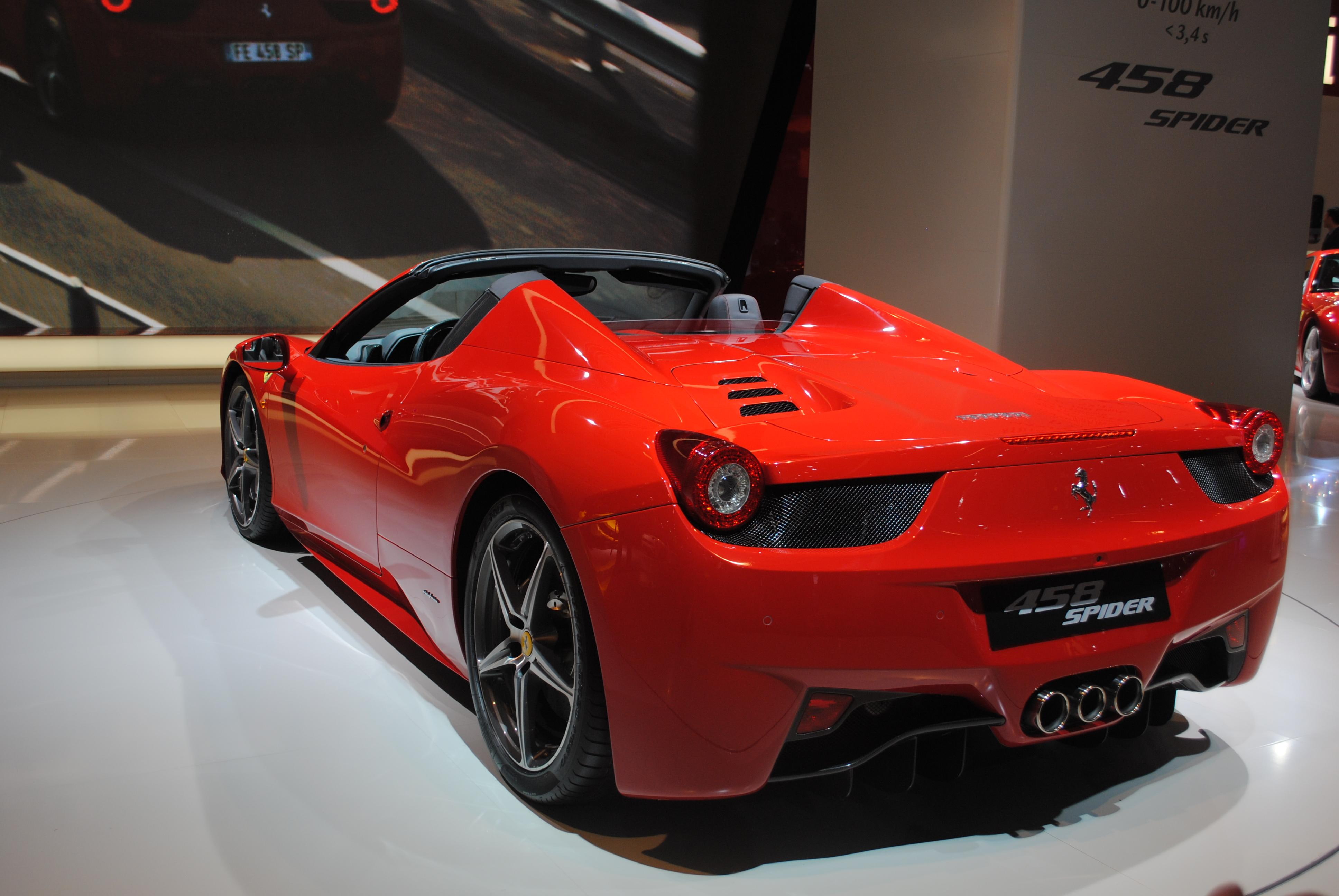 red, spider, ferrari 458, ferrari, photo, 4K, cars, HD Wallpaper