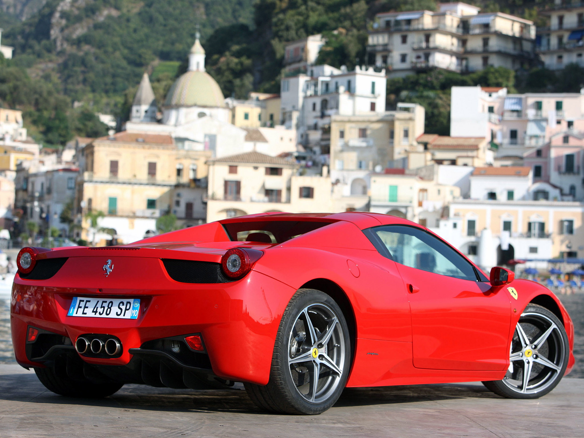 2011, 458, supercar, 1080P, supercars, spider, ferrari, HD Wallpaper