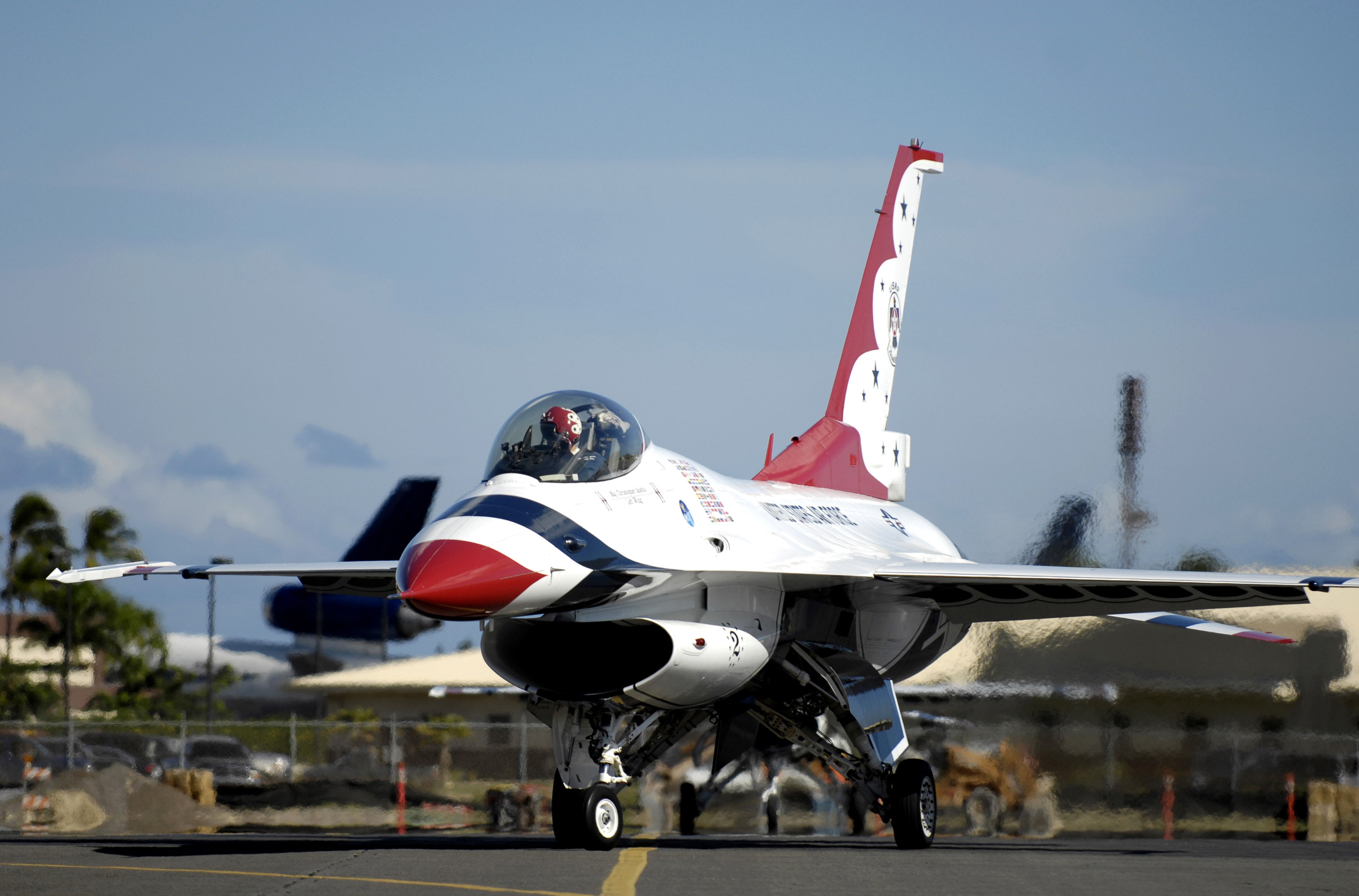 Air Force, United States Air Force Thunderbirds, General Dynamics F-16 Fighting Falcon, Military, Aircraft, 2K, Airplane, Jet Fighters, HD Wallpaper