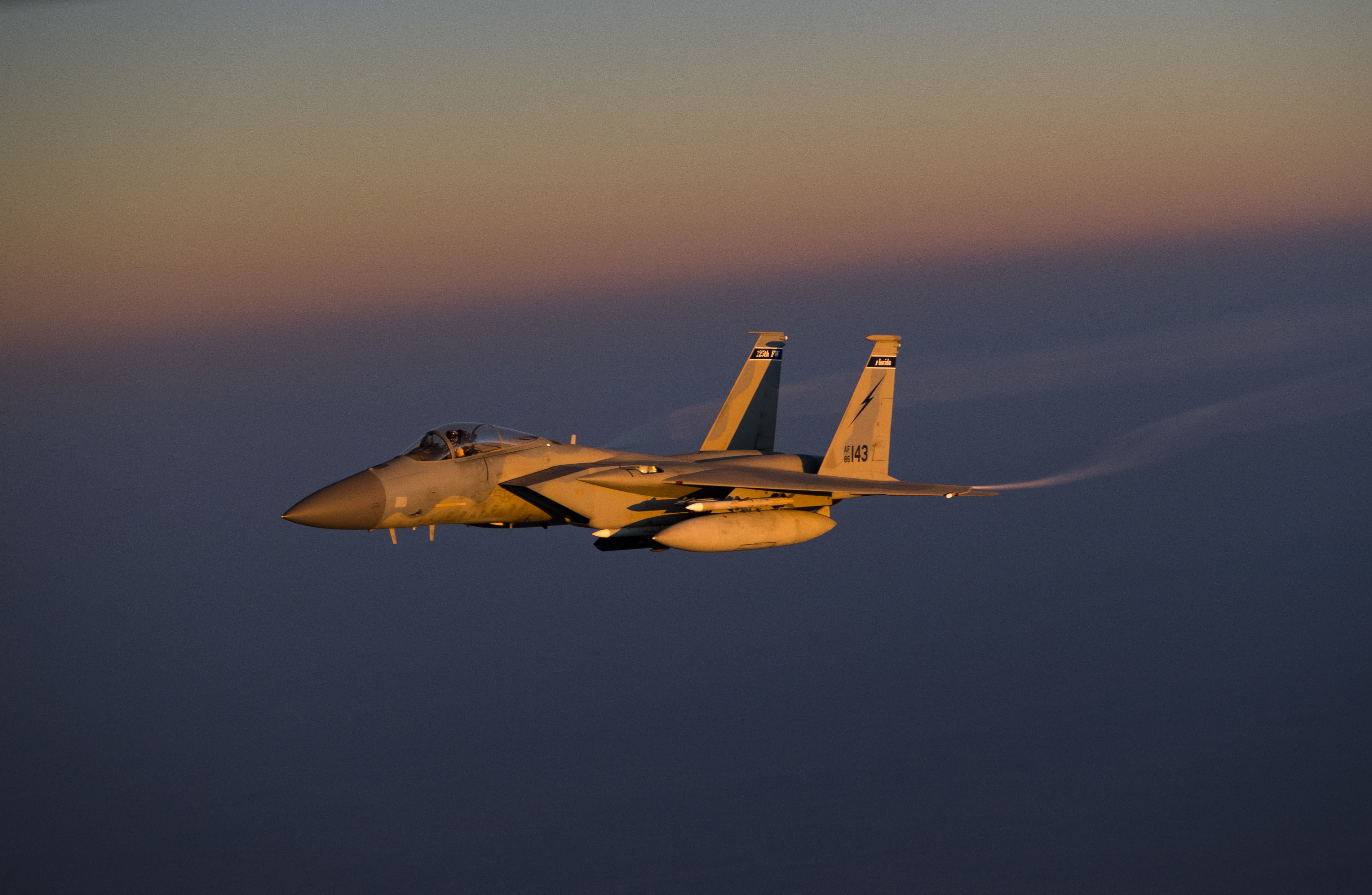 Single all-weather fighter, F-15C, 4K, the fourth generation fighter, American all-weather, superiority in the air, UNITED STATES AIR FORCE, Eagle, McDonnell, HD Wallpaper