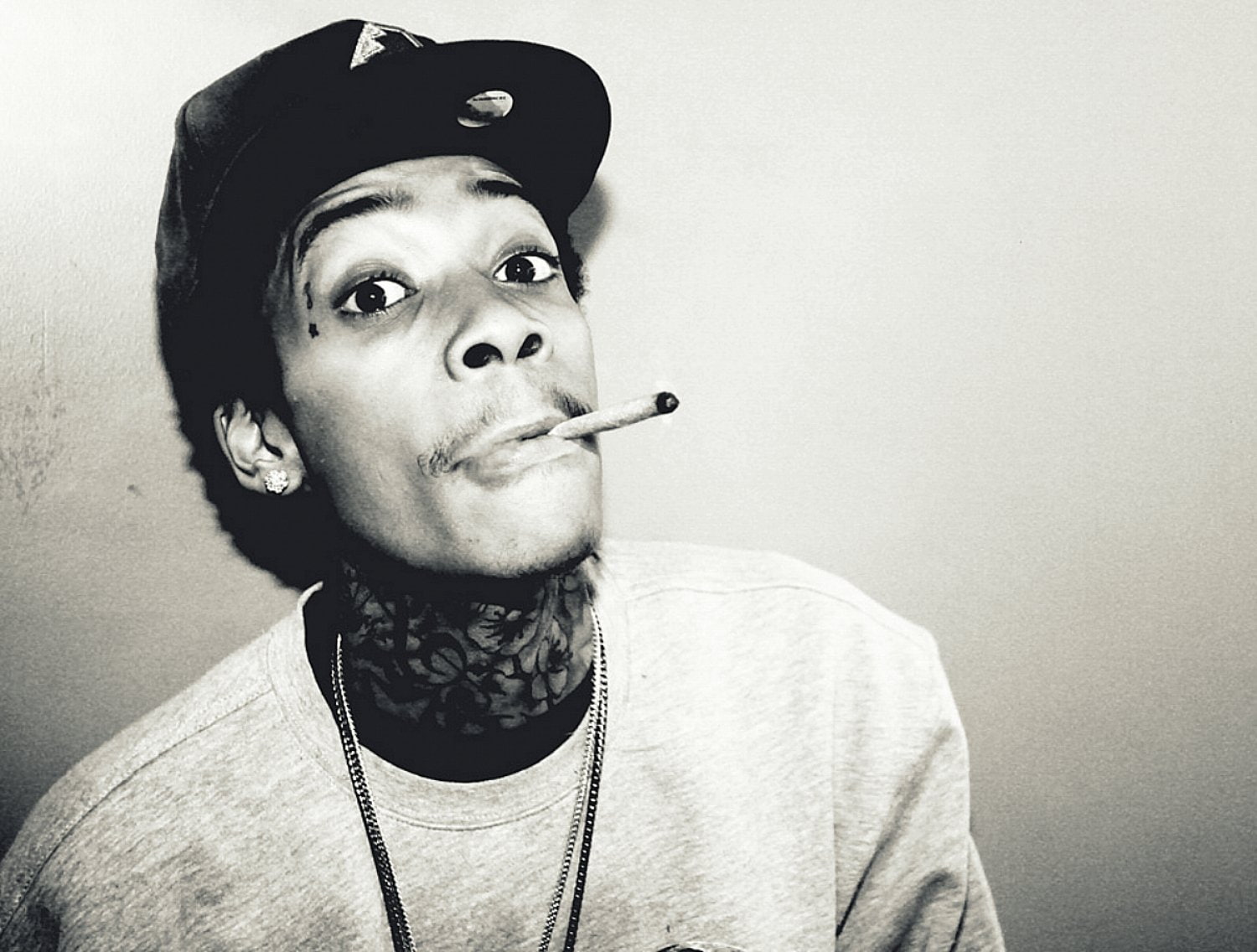 weed, wiz, rapper, hip, marijuana, 720P, gangsta, hop, khalifa, rap, 1wizk, 420, drugs, HD Wallpaper
