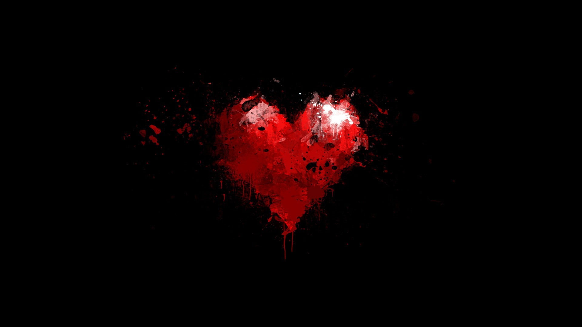 black background, artwork, abstract, motion, red, close-up, dark, indoors, 1080P, simple background, grunge, minimalism, copy space, impact, creativity, HD Wallpaper