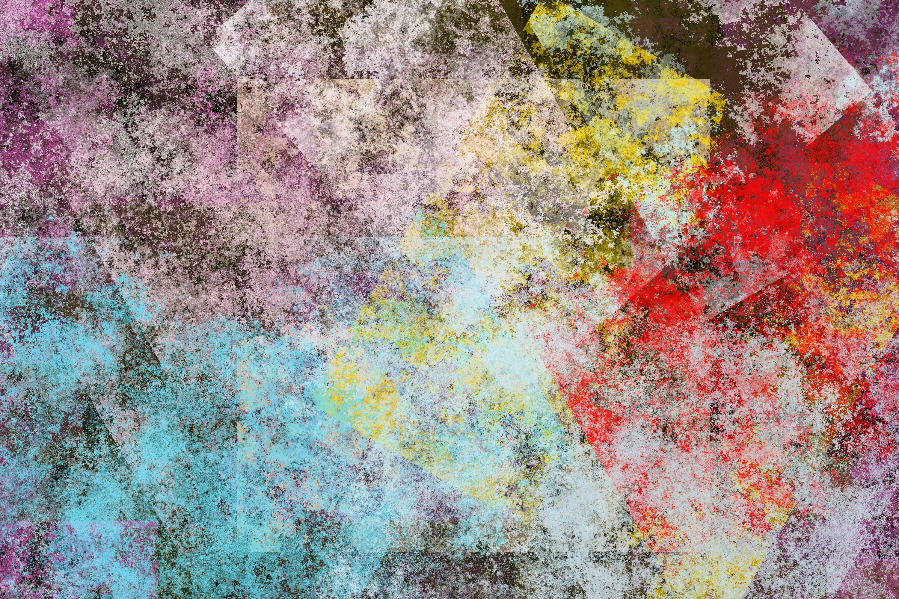 messy, weathered, old, stains, day, holi, textured, choice, wall - building feature, scrapes, 2K, multi colored, outdoors, red, watercolor, close-up, full frame, HD Wallpaper