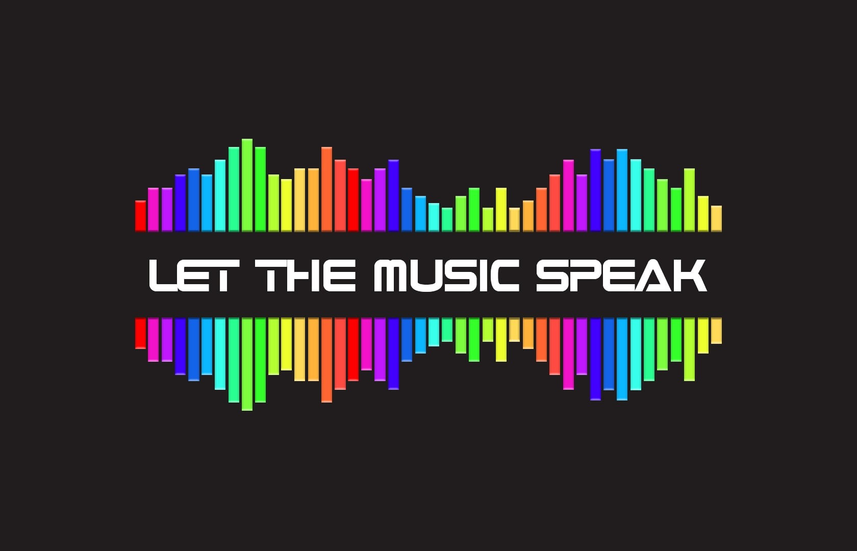 rainbows, message, Music is Life, music, colorful, backgrounds, choice, design, no people, text, cut out, multi colored, shape, abstract, simple, black color, HD Wallpaper