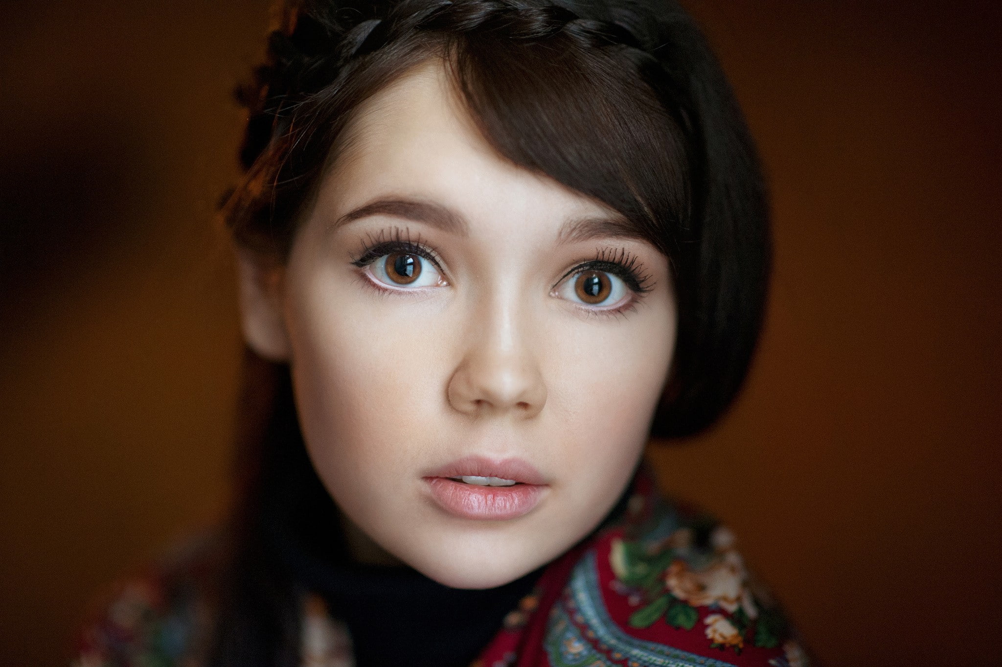 women, offspring, face, looking at camera, one person, hairstyle, child, childhood, portrait, contemplation, focus on foreground, brown hair, human body part, HD Wallpaper