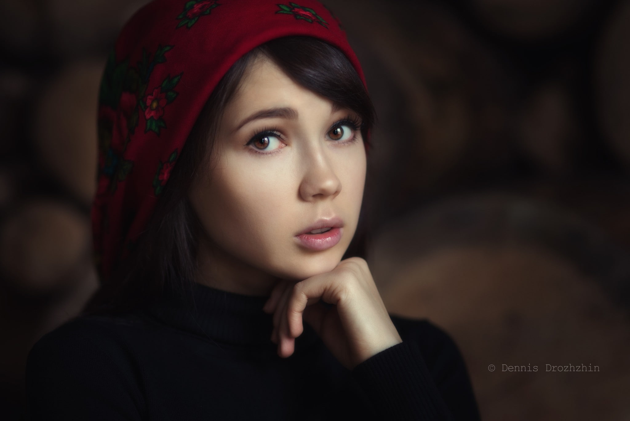 women, 1080P, beautiful woman, front view, headscarf, young women, indoors, one person, young adult, traditional clothing, adult, focus on foreground, HD Wallpaper