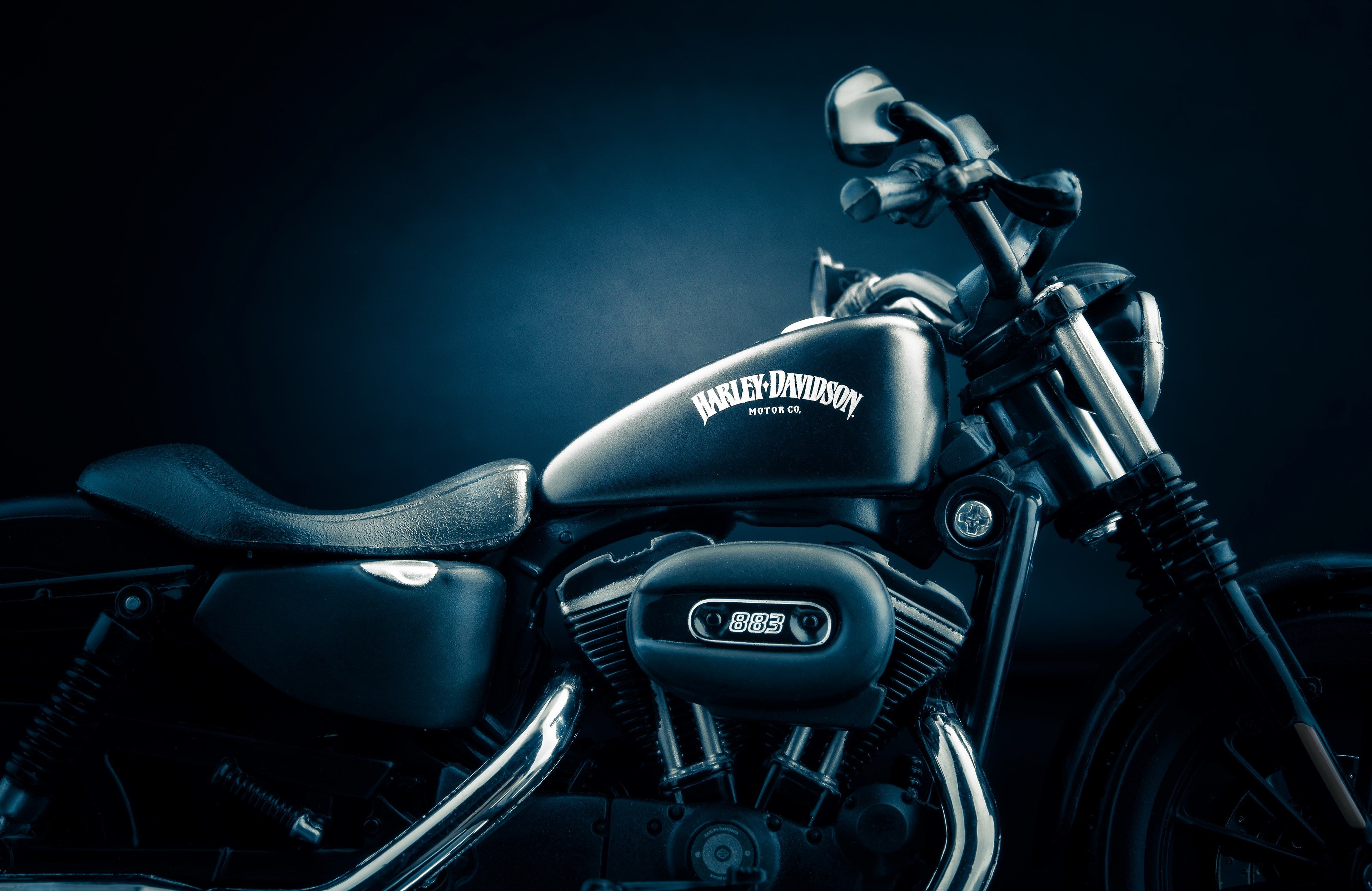 4K, harley davidson iron 883 4k  desktop, HD Wallpaper