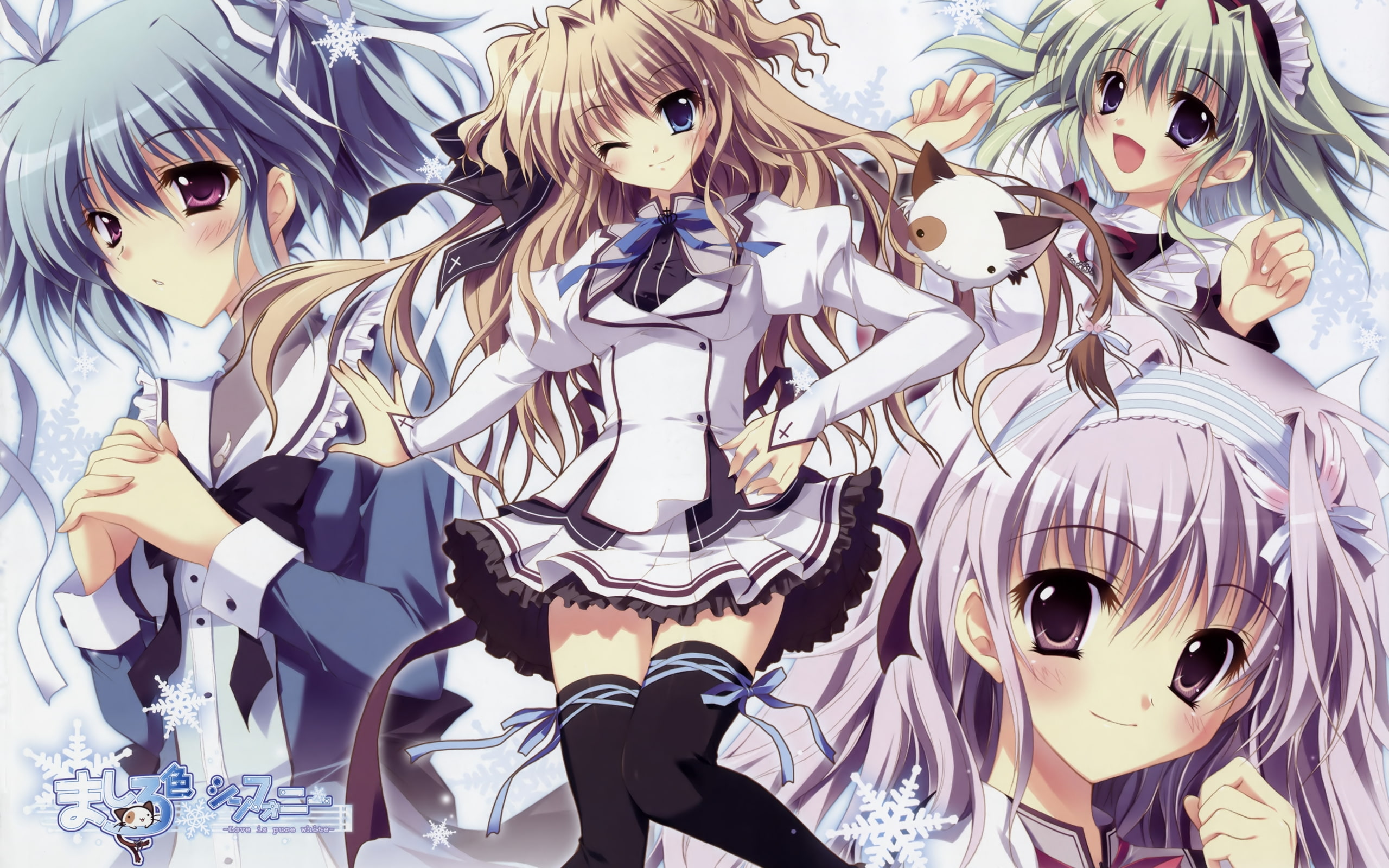amaha, tsubasu, sewell, izumi, uryu, angelina, symphony, mashiroiro, sakuno, sena, miu, airi, nanatsu, 2K, pannya, HD Wallpaper