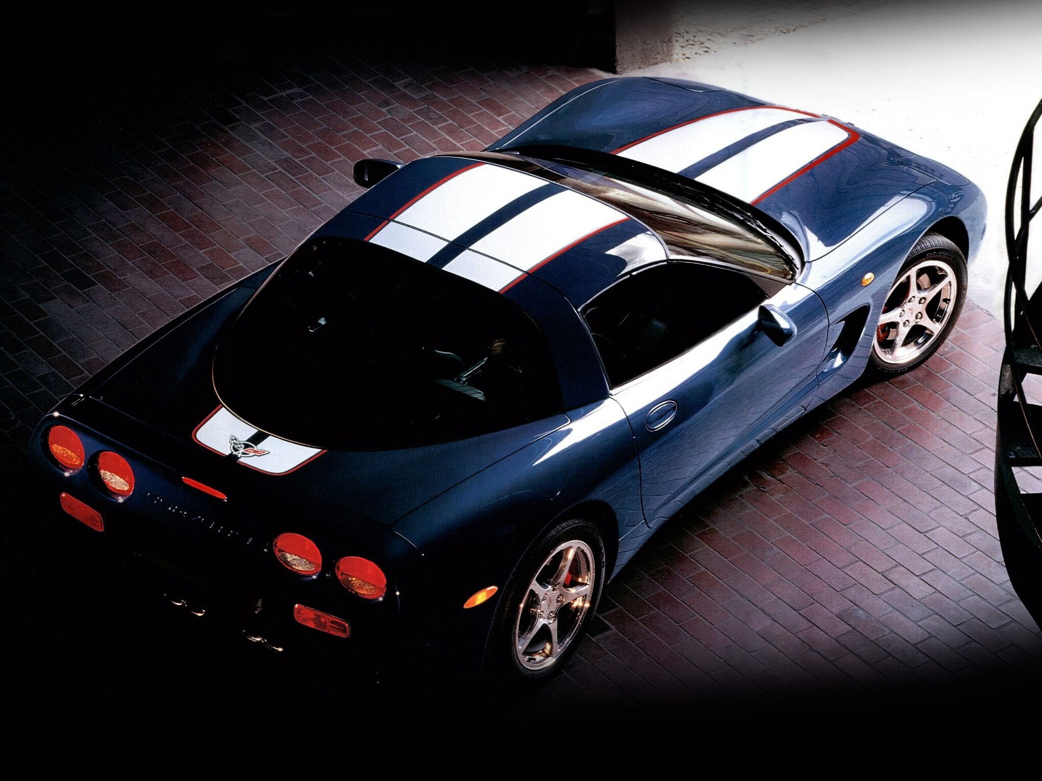 muscle, corvette, chevrolet, 1080P, 2004, c 5, supercar, coupe, eu spec, HD Wallpaper