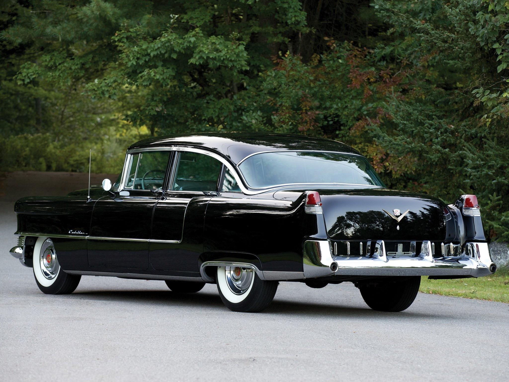 1080P, cadillac, sedan, 1955, sixty-two, retro, luxury, HD Wallpaper