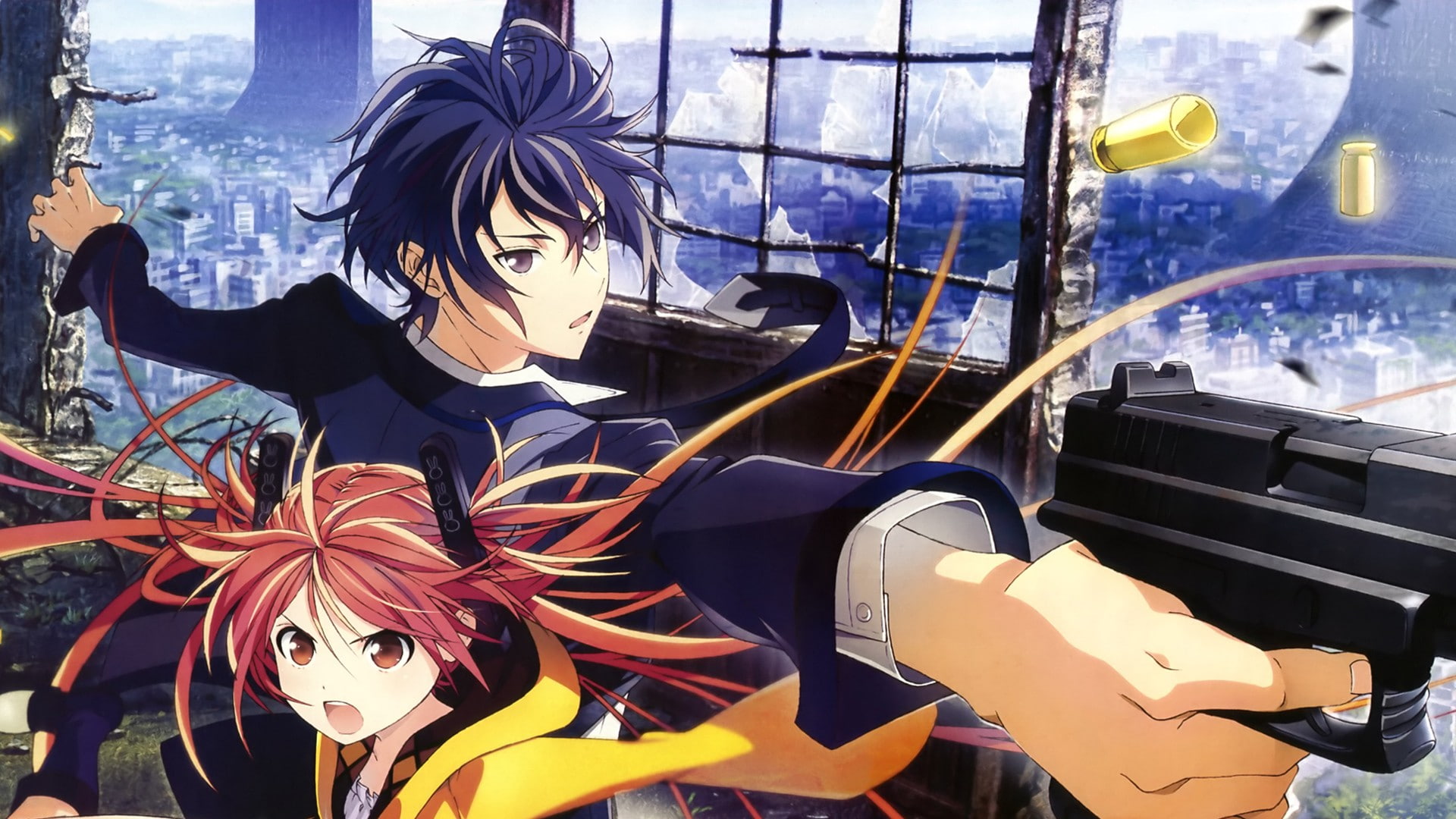 Black Bullet, Enju Aihara, 1080P, Rentaro Satomi, anime, HD Wallpaper