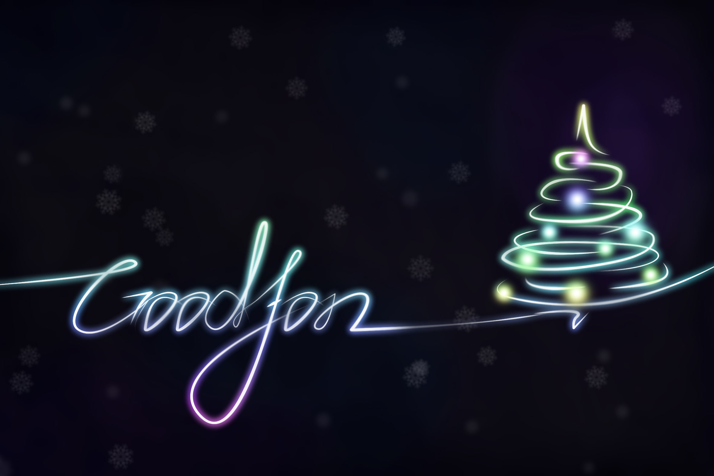 goodfon, tree, 1080P, New year, HD Wallpaper