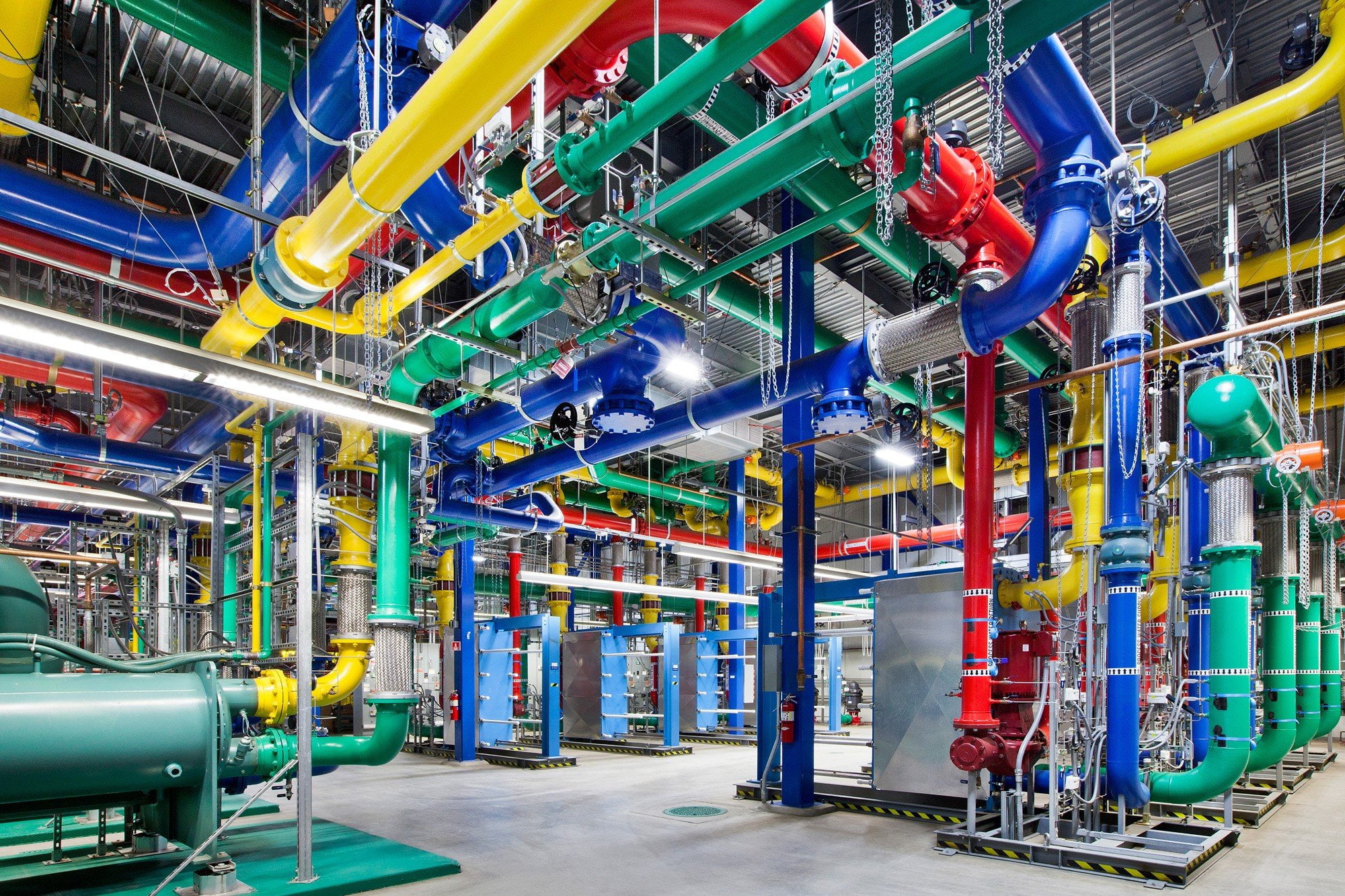 1080P, Google, Data Center, Colorful, HD Wallpaper