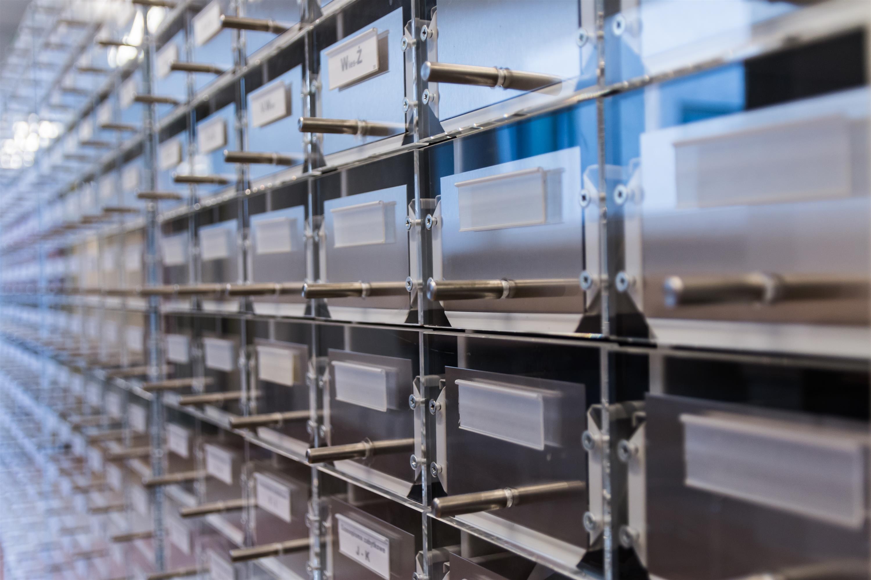 order, no people, industry, 2K, metal, silver colored, business, library, factory, rent, steel, indoors, catalogue, in a row, book, architecture, close-up, HD Wallpaper