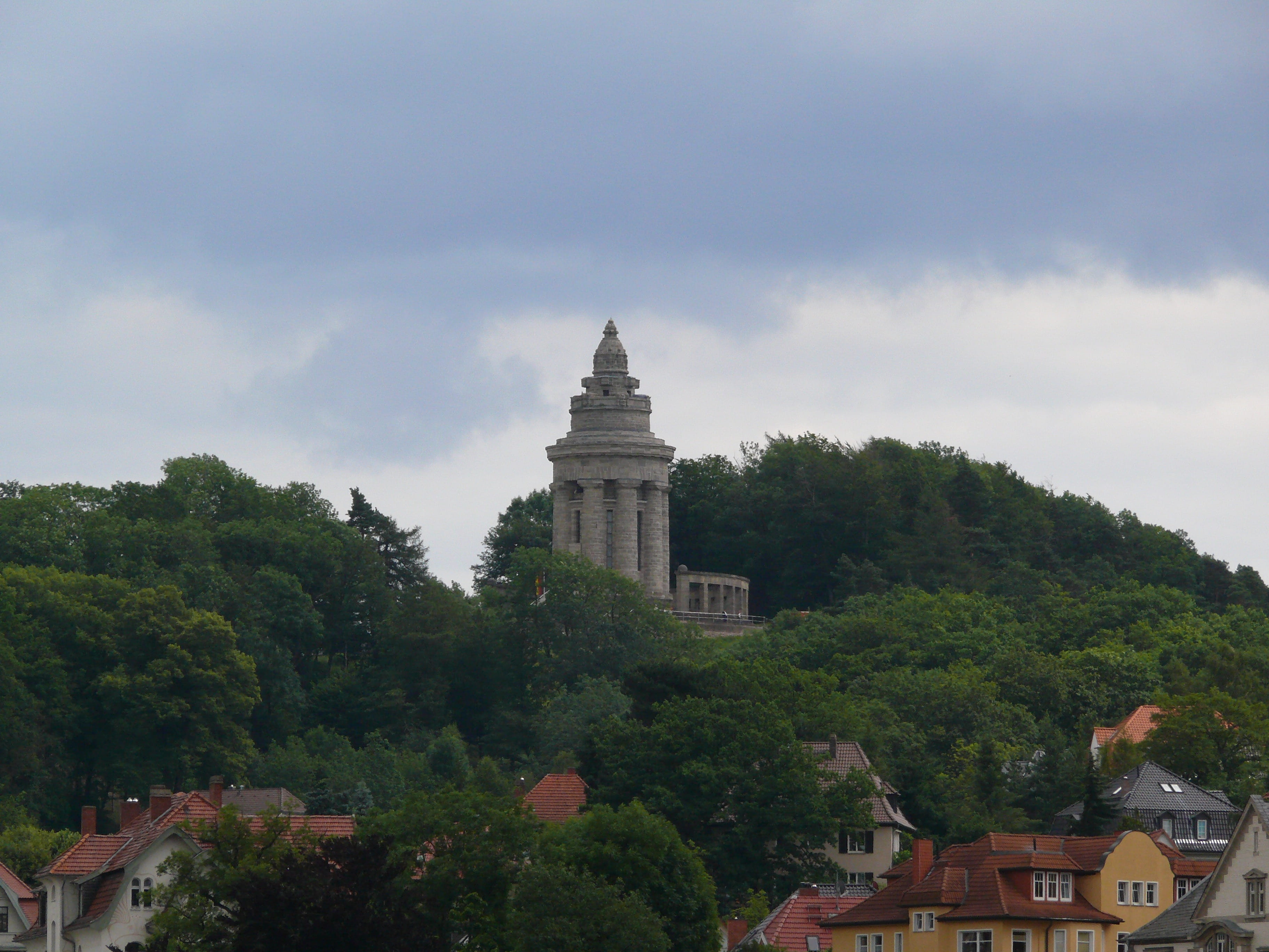 travel destinations, religion, outdoors, nature, monument, spire, growth, building exterior, Burschenschaft, built structure, tower, history, plant, Memorial, HD Wallpaper