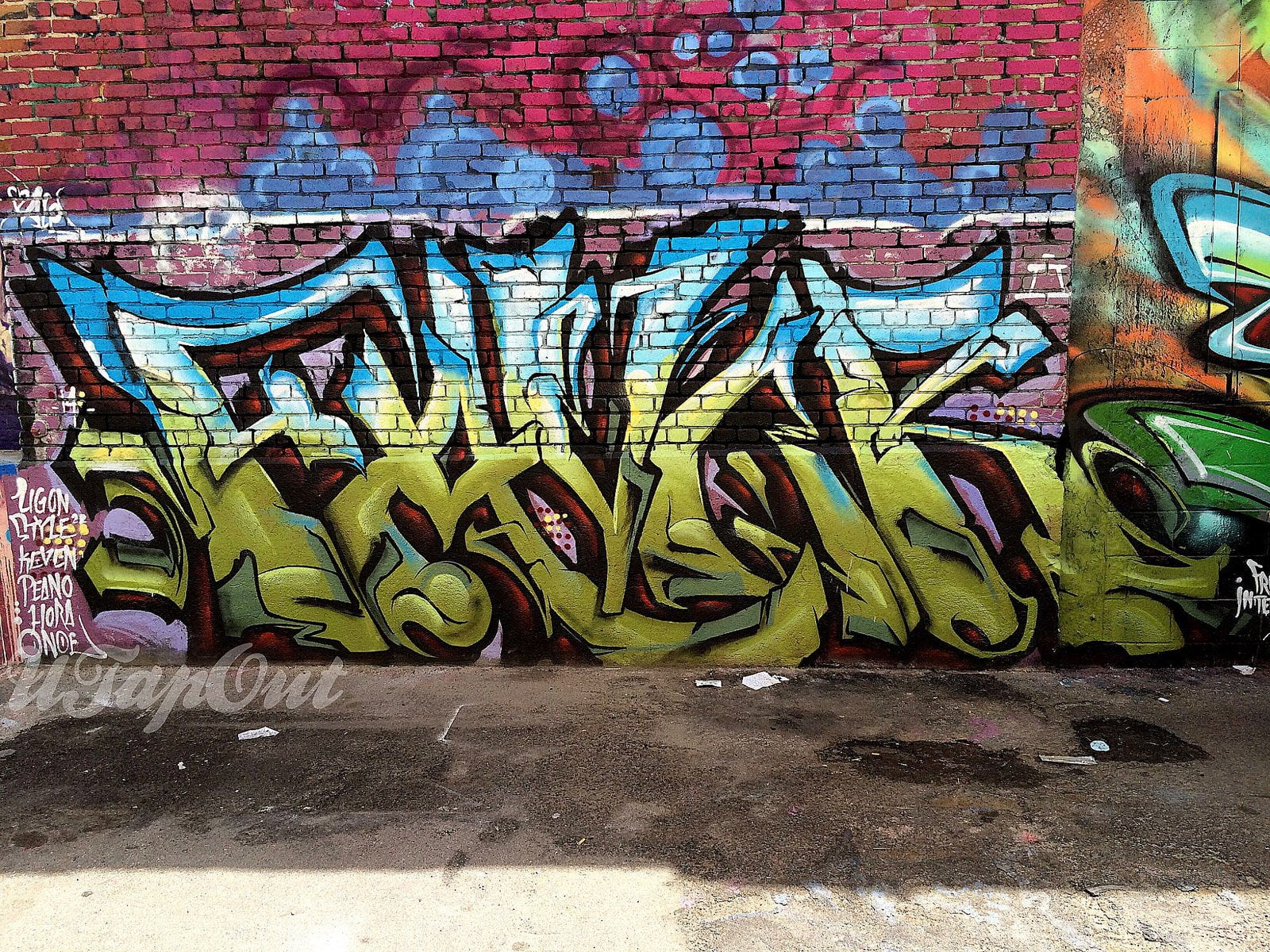 city, graff, los, graffiti, wall, 720P, pacific, art, cities, street, angeles, colors, buildings, illegal, california, HD Wallpaper
