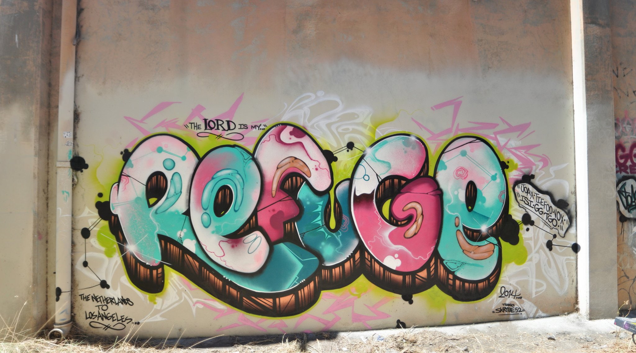 cities, angeles, buildings, pacific, graff, wall, city, los, illegal, graffiti, street, california, art, colors, 1080P, HD Wallpaper