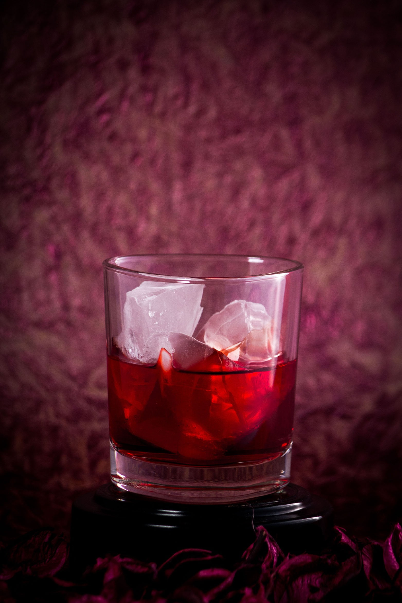 transparent, filled, red, rock, purple, scotch Whisky, food, bourbon Whisky, glass, 1080P, freshness, still life, close-up, liquid, whiskey, drink, beverage, Phone HD Wallpaper