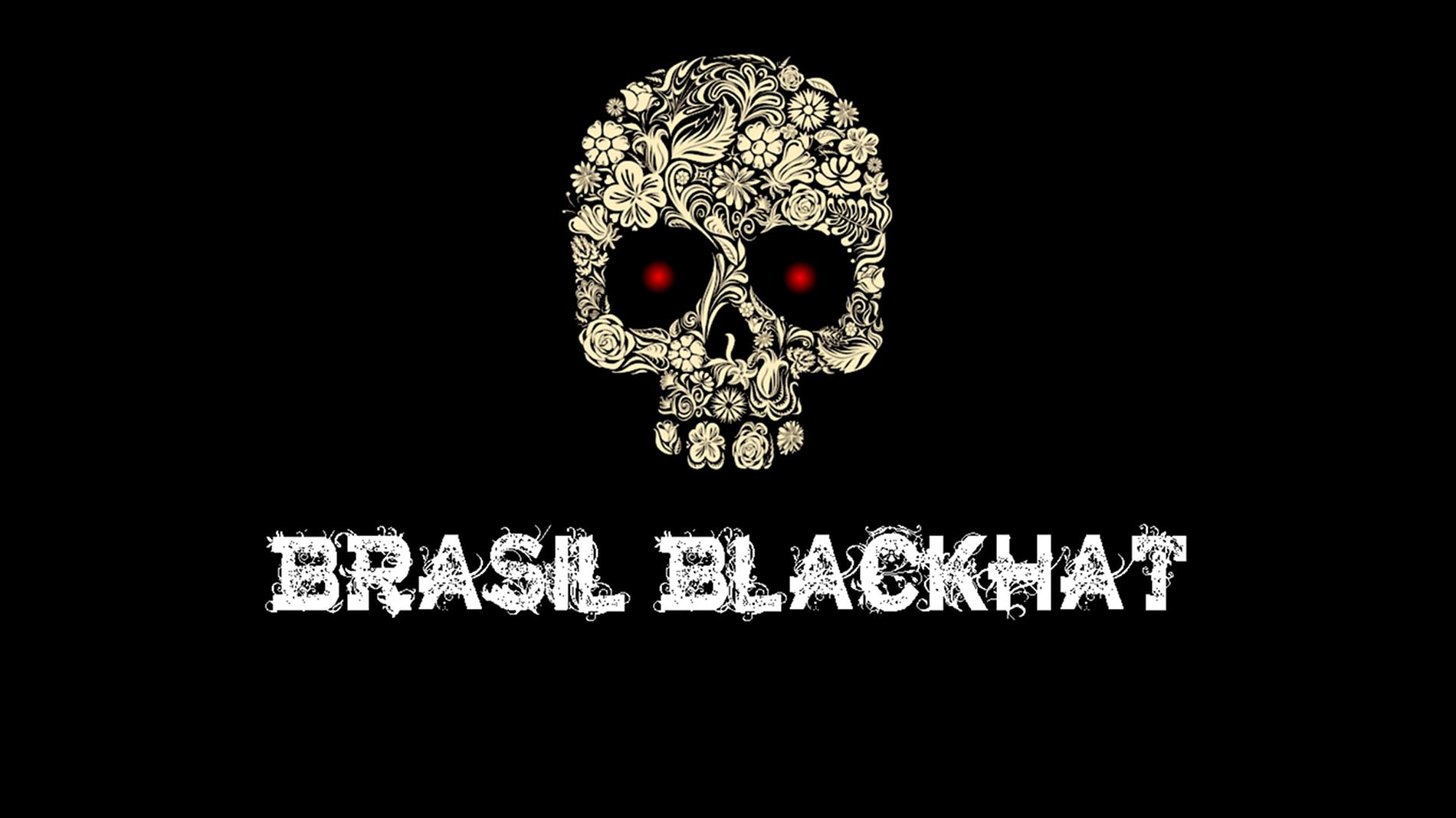 Tribal, skull, Brasil, Blackhat, flowers, Abstrate, eyes, 720P, mexican, flower, HD Wallpaper