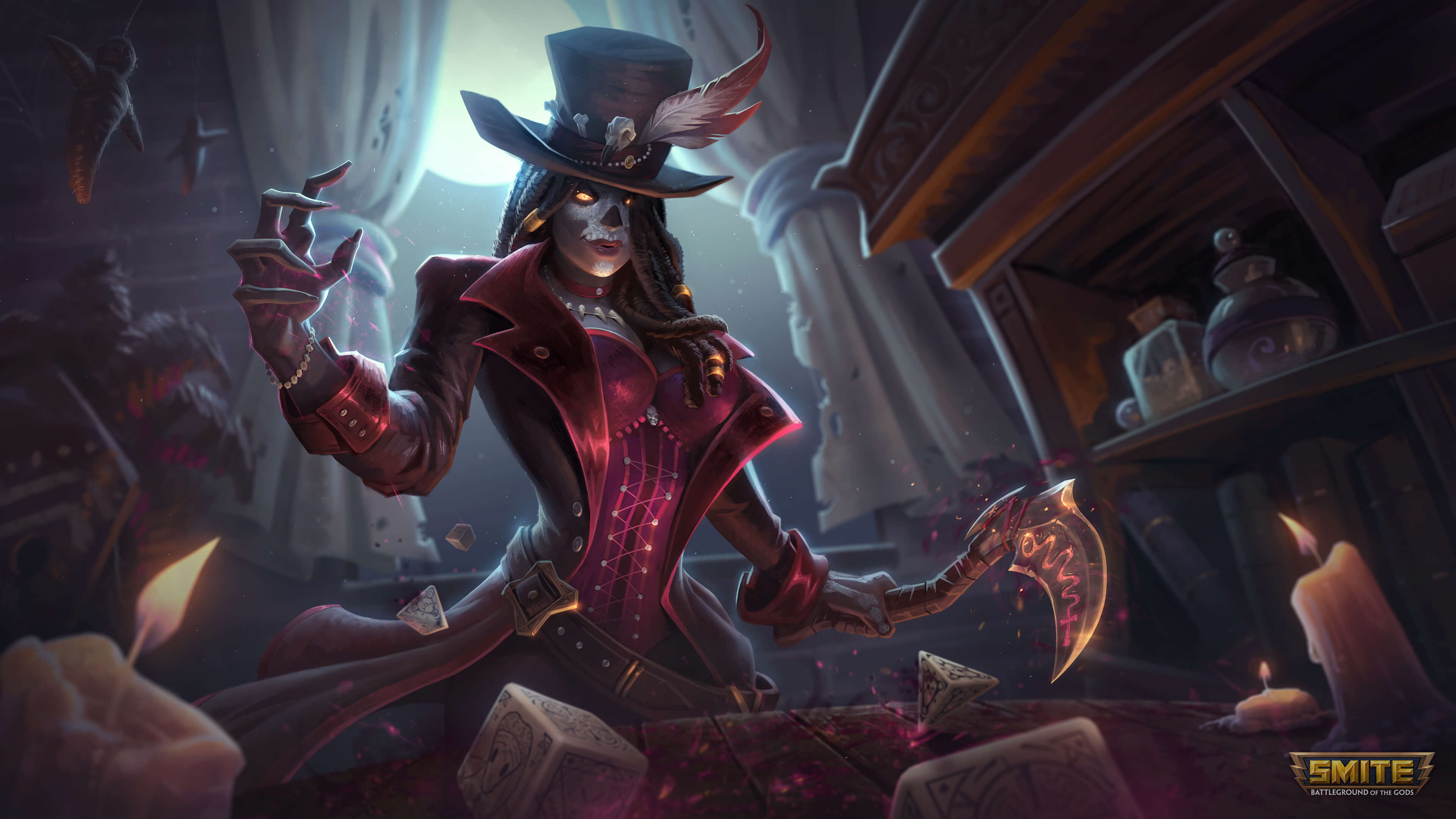 Smite, Izanami (Smite), Voodoo, Video Game, 4K, HD Wallpaper