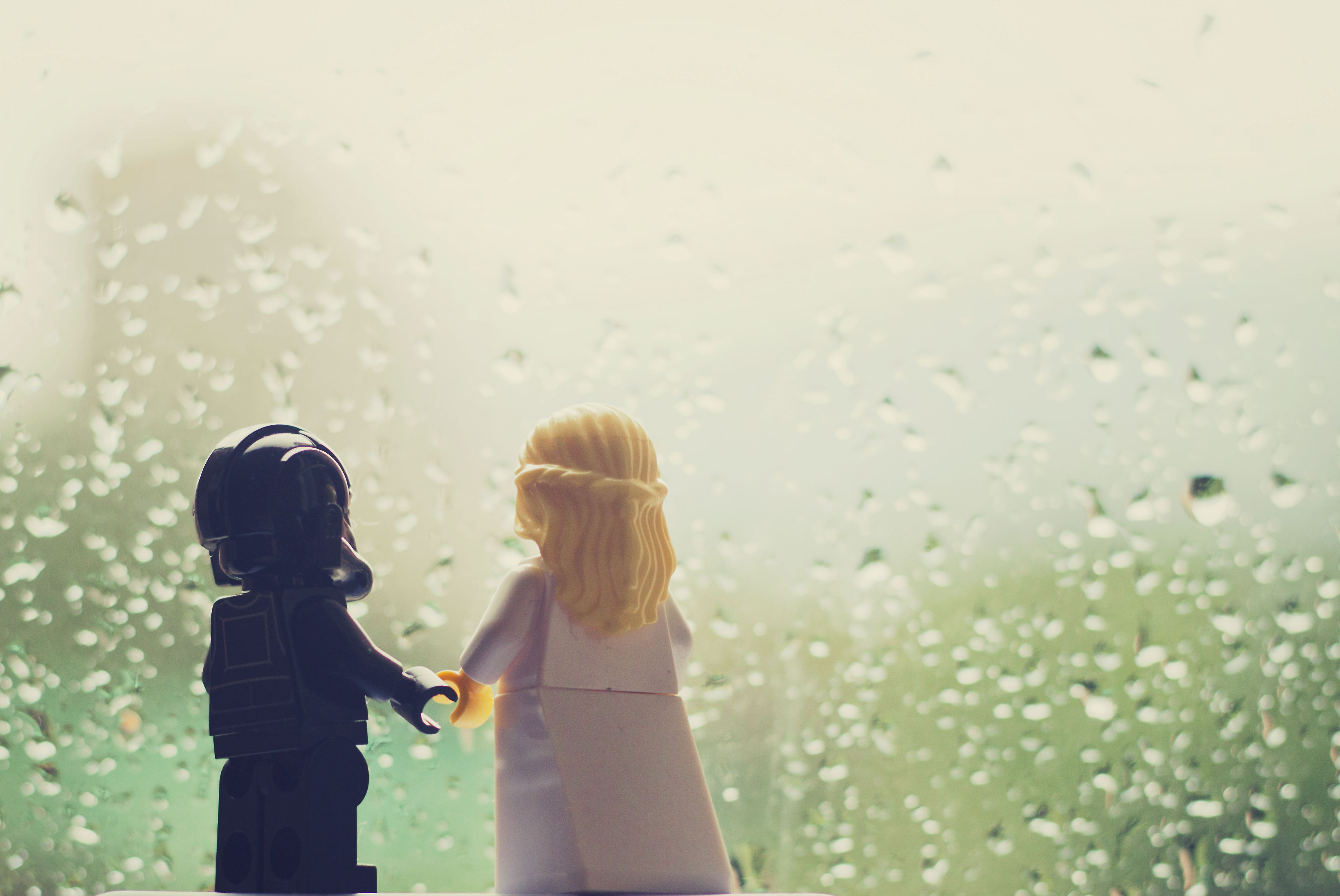 plastic, two people, sister, children only, childhood, mini, adult, girls, real people, 4K, people, star wars, leisure activity, women, plant, females, HD Wallpaper