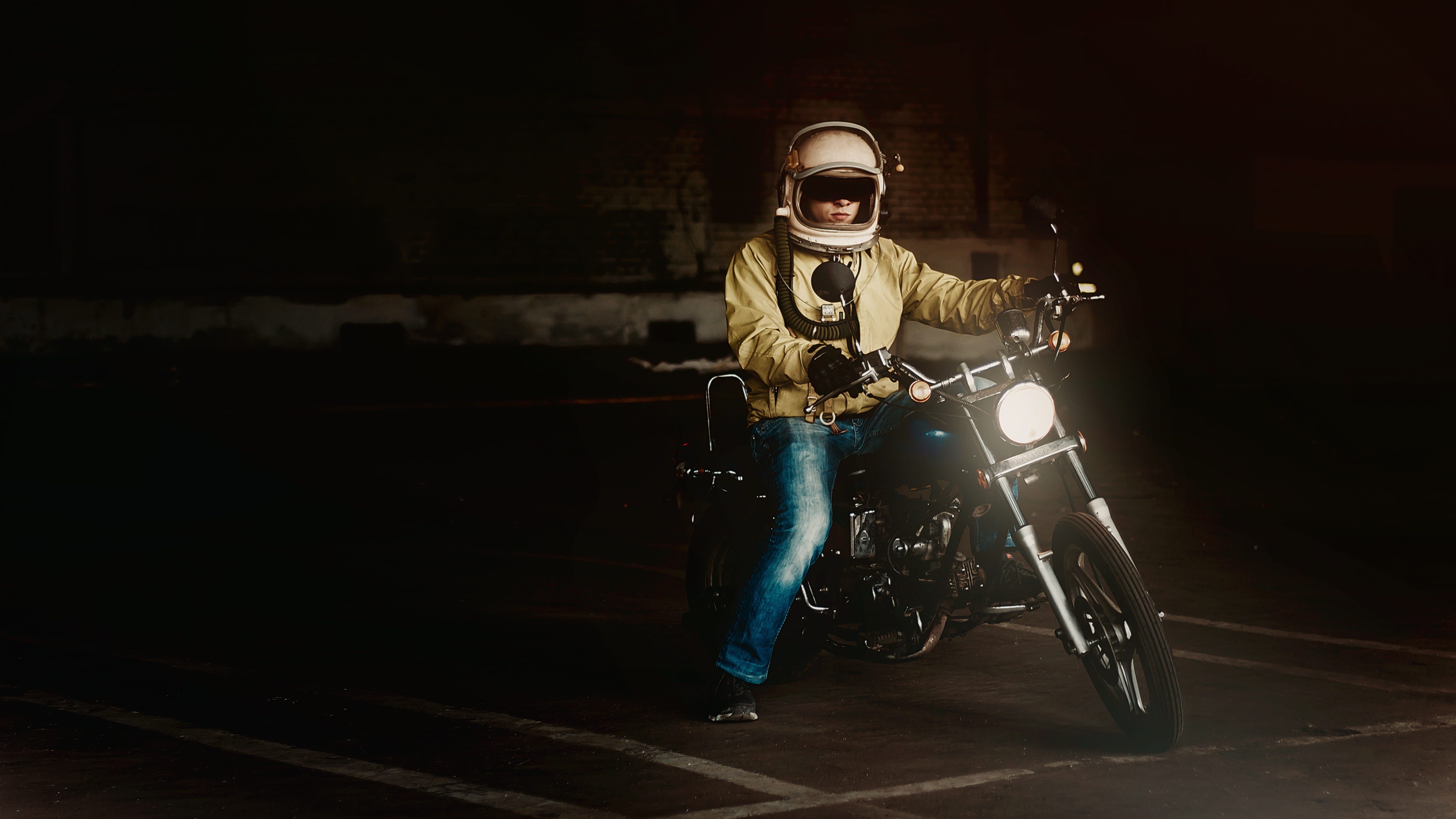 protection, transport, transportation, ride, headwear, front view, full, government, biker, full length, mode of transportation, wearing, helmet, riding, HD Wallpaper