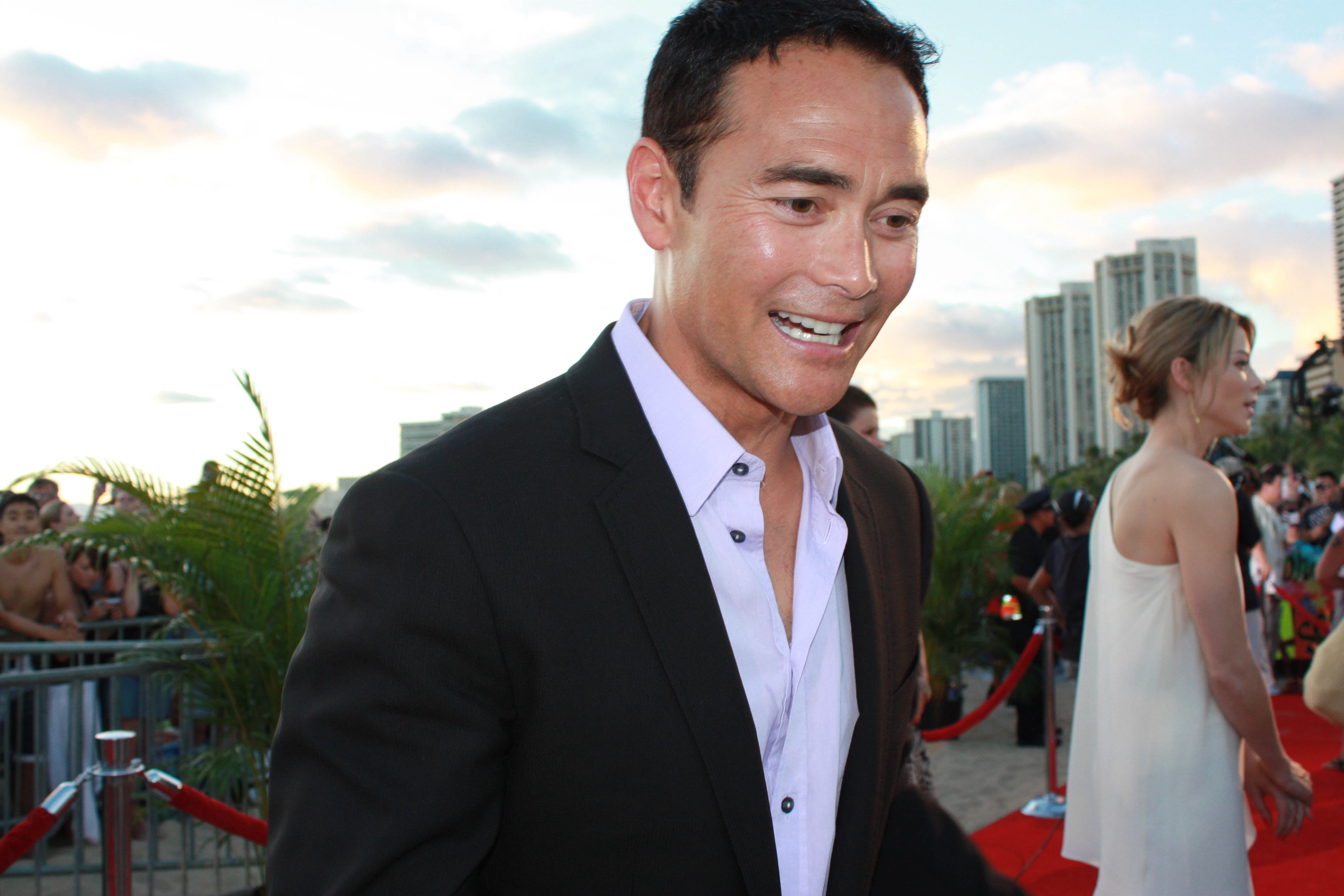 coat, lifestyles, smile, smiling, holding, married, heterosexual Couple, looking At Camera, suit, people, emotion, women, adults Only, two People, mark dacascos, HD Wallpaper
