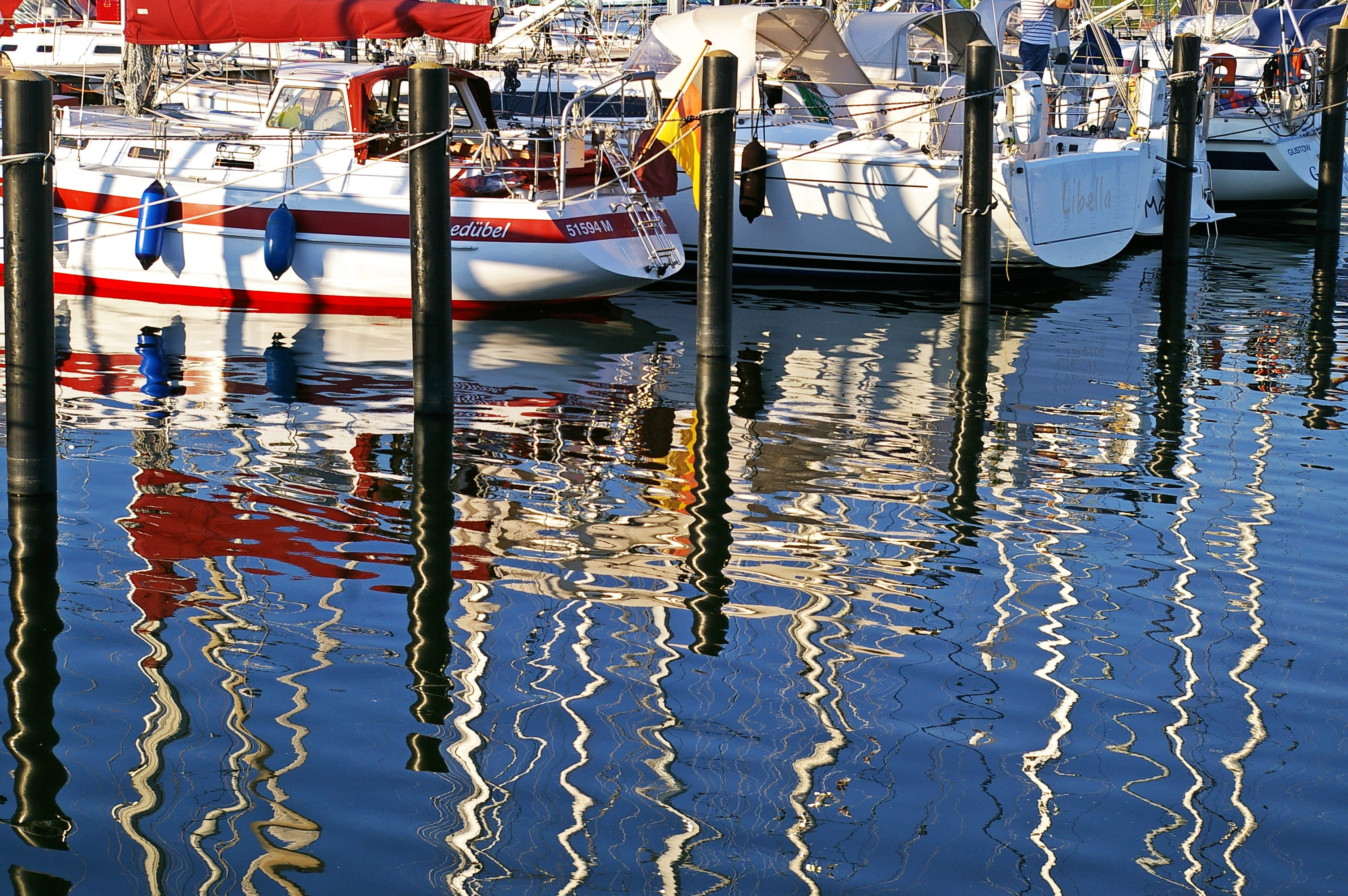 investors, pole, sailboat, travel, no people, waterfront, masts, berth, jetty, sailing vessel, transportation, buoy, reflection, sailor, day, mode of transportation, HD Wallpaper