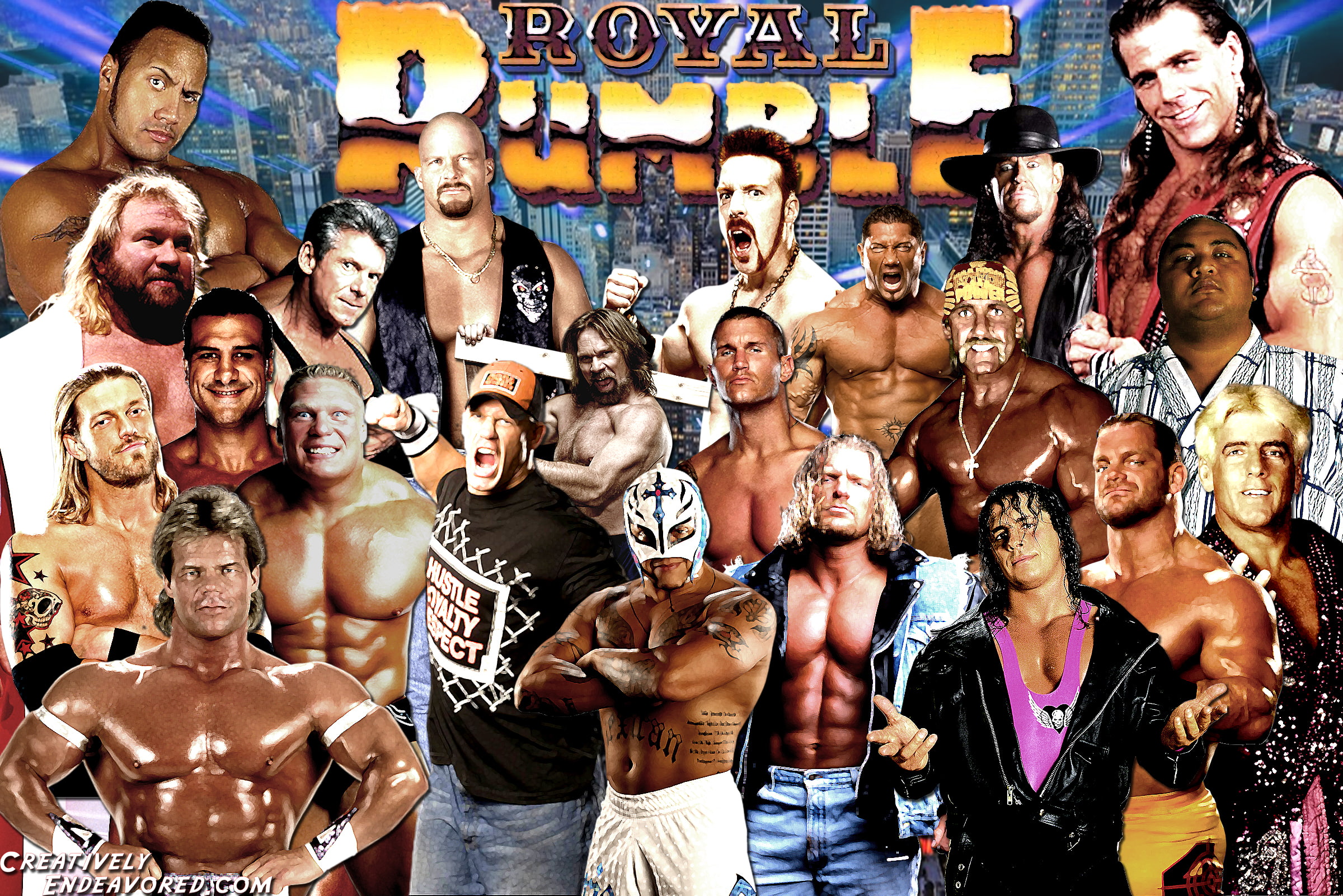 1080P, rumble, poster, wwe, posters, royal, wrestling, HD Wallpaper