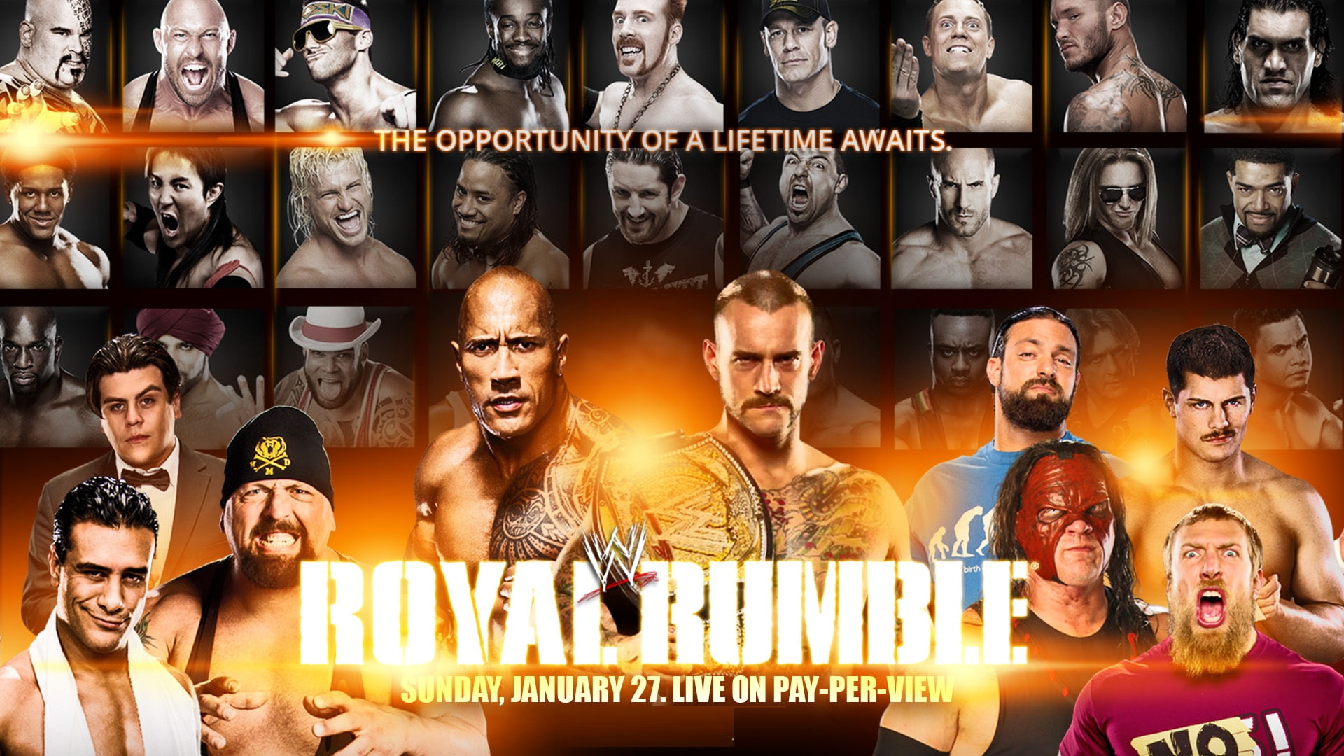 posters, 1080P, royal, wwe, poster, wrestling, rumble, HD Wallpaper