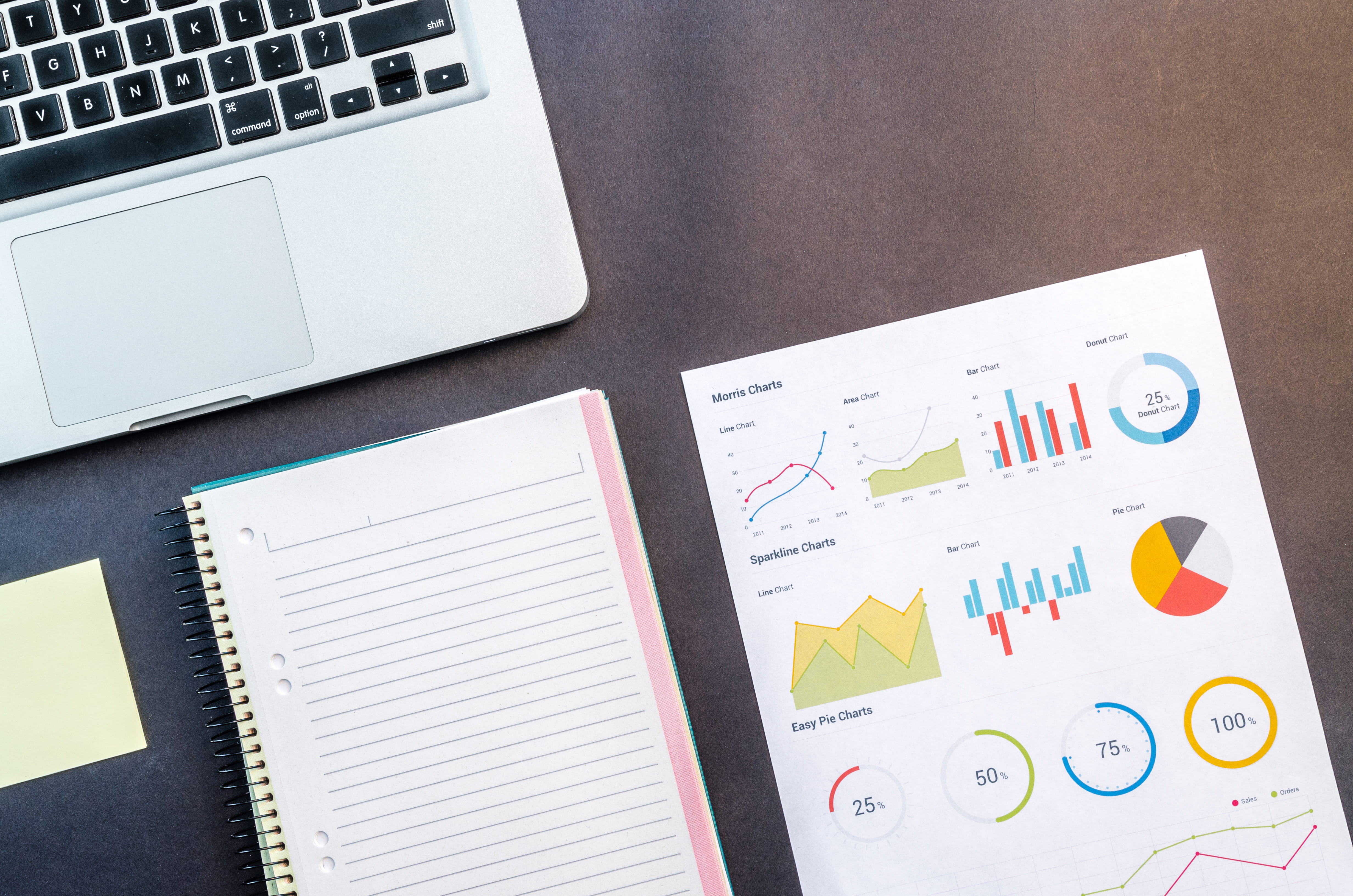 note pad, survey, spiral, notebook, office, connection, results, computer, paperwork, facts, graph, pro, data, macbook, technology, work, no people, table, HD Wallpaper