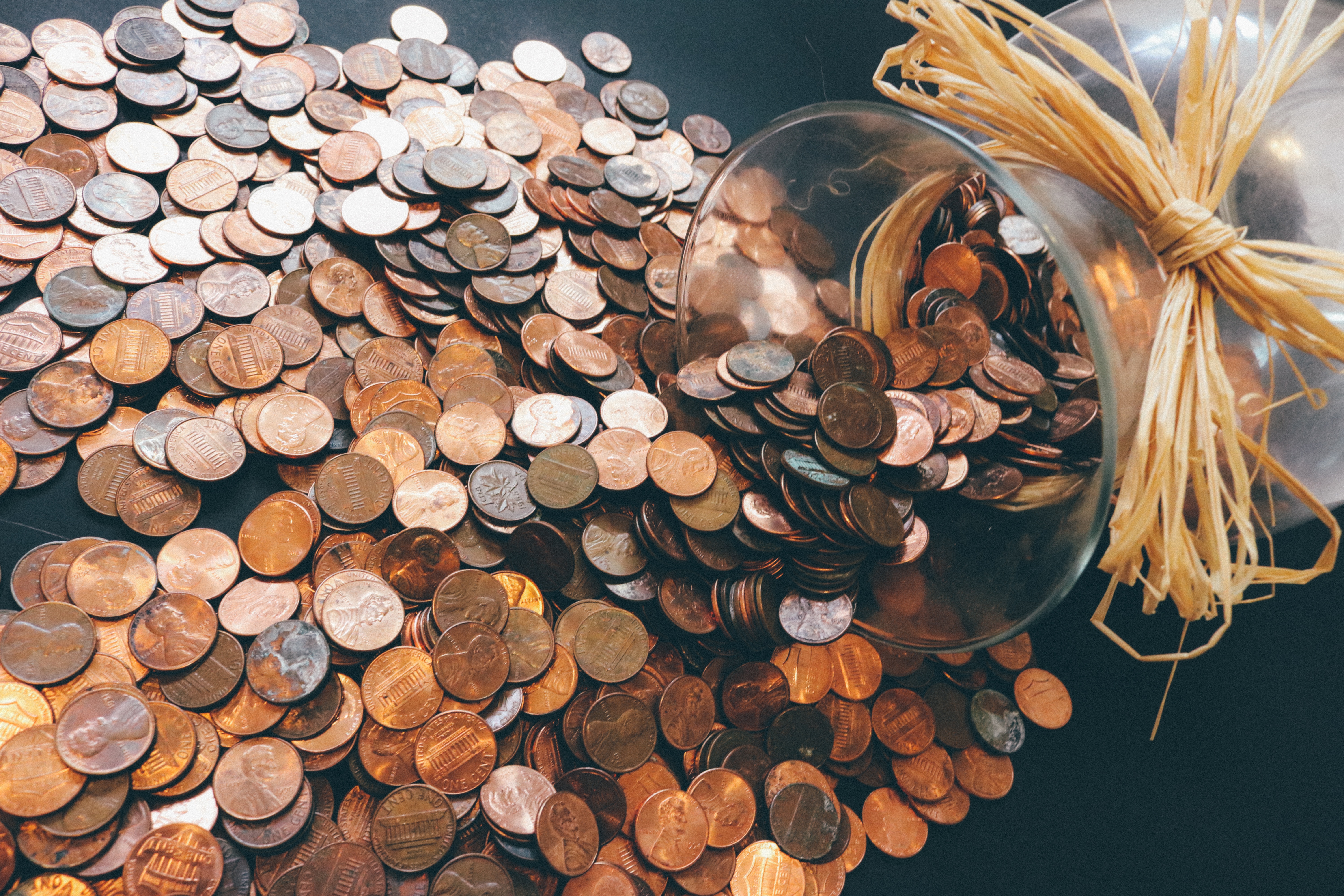 wealth, change, banking, still life, no people, brown, dollar, wood, table, bank, collection, log, penny, heap, savings, abundance, pennies, cash, wood - Material, HD Wallpaper