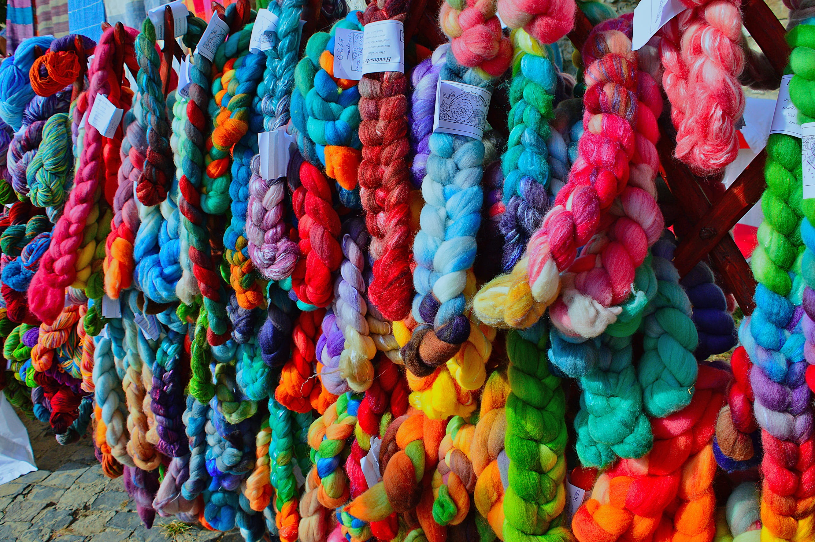 creativity, multi colored, backgrounds, still life, no people, material, retail, art and craft, variation, day, textile, choice, close-up, full frame, abundance, HD Wallpaper