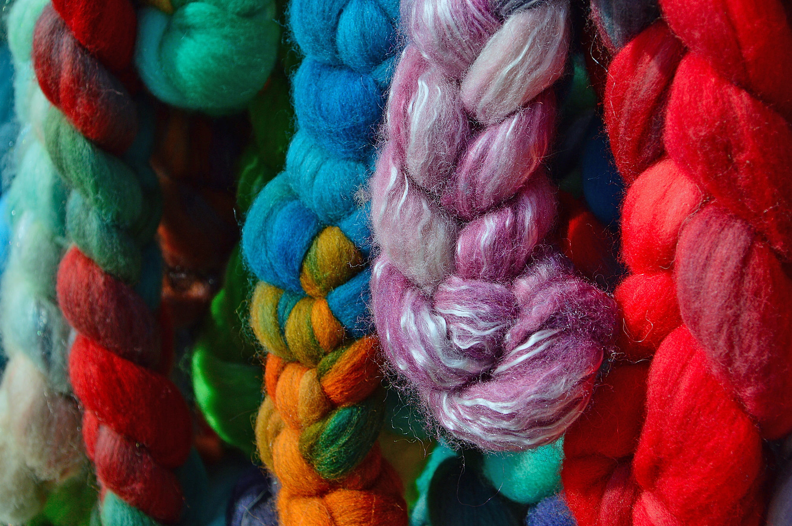full frame, material, green, art and craft, red, softness, large group of objects, backgrounds, multi colored, creativity, still life, day, sewing, pattern, HD Wallpaper